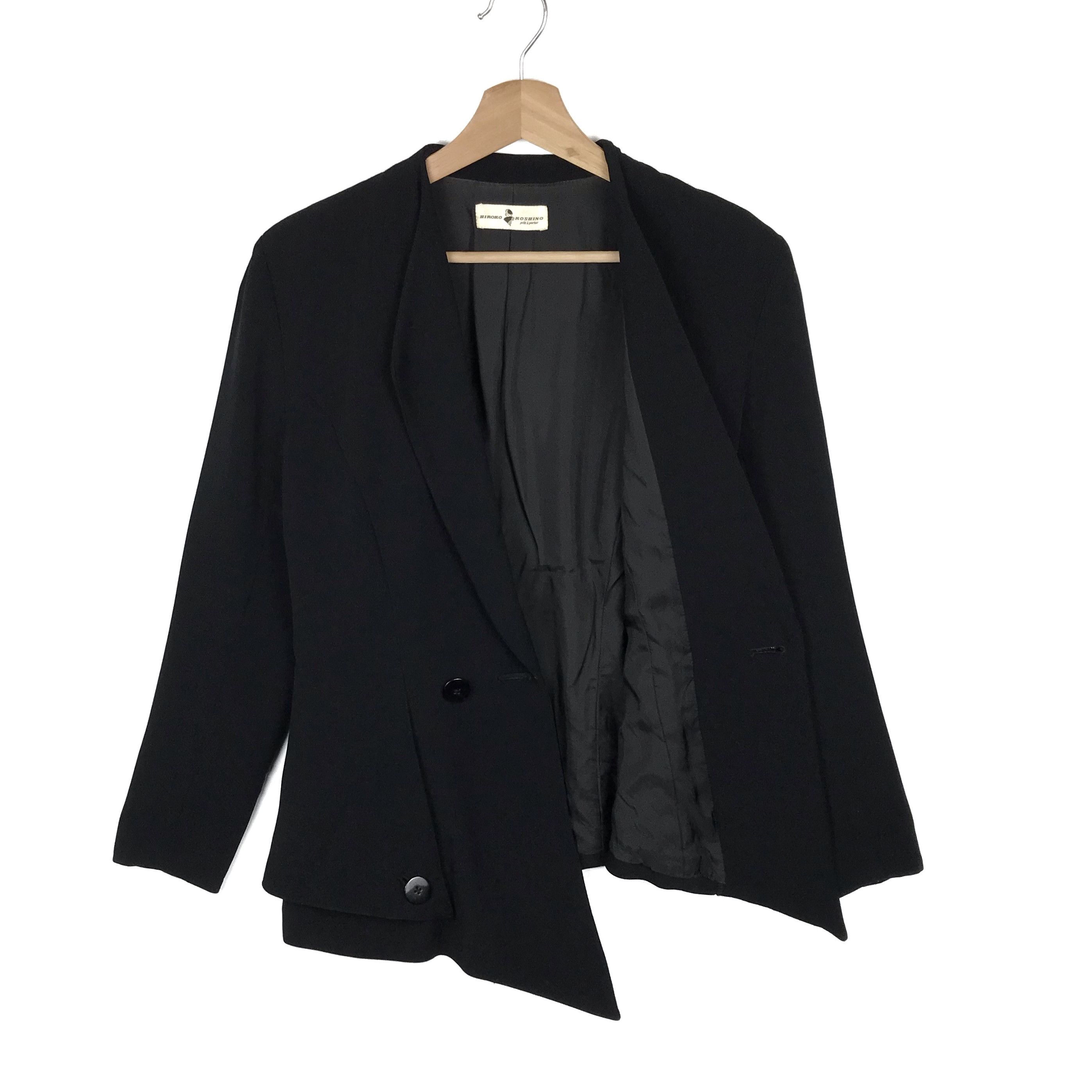Designer × Hiroko Koshino Homme × Vintage Vintage Hiroko Koshino Blazer Jacket Size US S / EU 44-46 / 1 - 5 Thumbnail