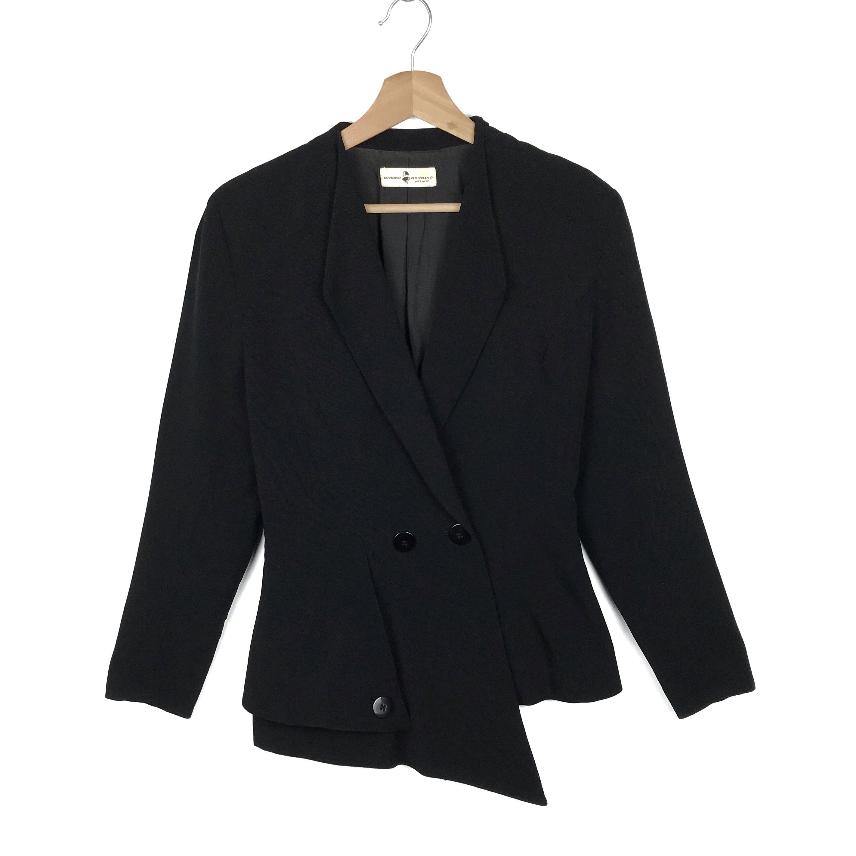 Designer × Hiroko Koshino Homme × Vintage Vintage Hiroko Koshino Blazer Jacket Size US S / EU 44-46 / 1 - 1 Thumbnail