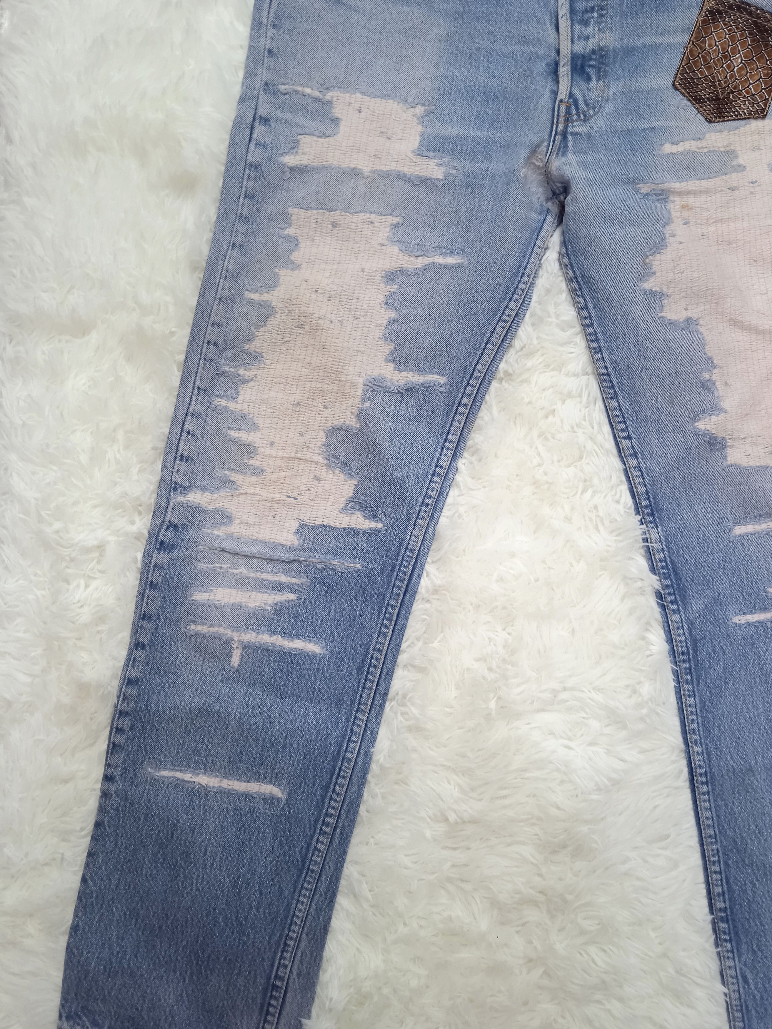 Levi's × Levi's Vintage Clothing × Vintage Vintage 90s Levi's 501 Distressed Size US 32 / EU 48 - 5 Thumbnail