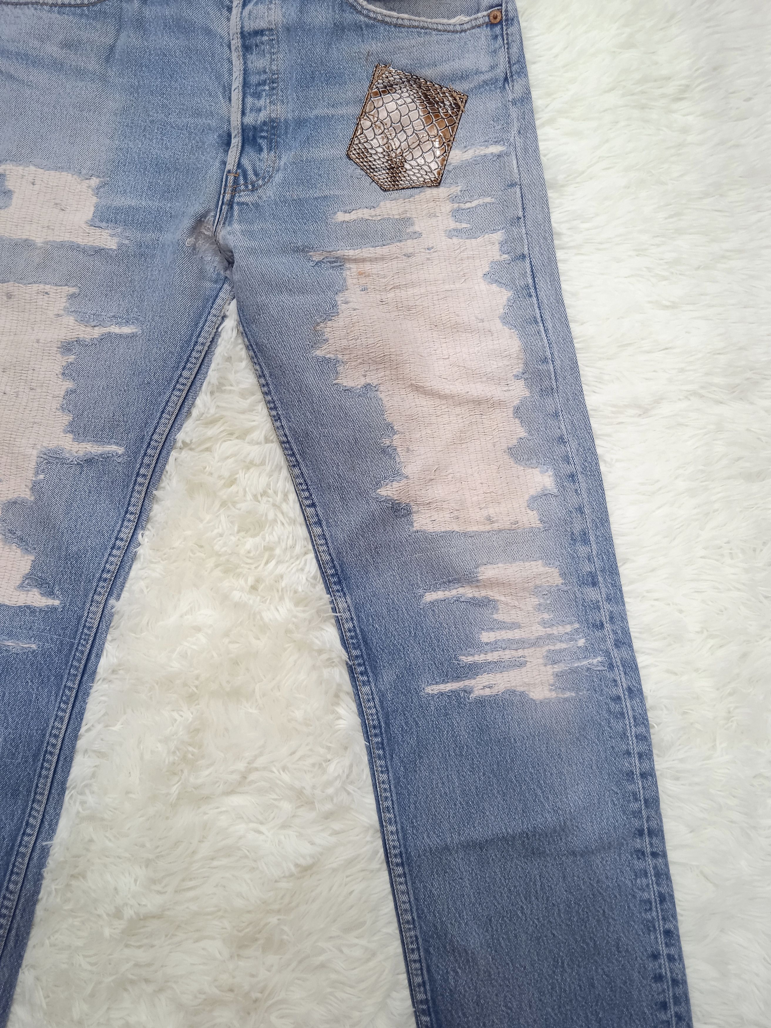 Levi's × Levi's Vintage Clothing × Vintage Vintage 90s Levi's 501 Distressed Size US 32 / EU 48 - 6 Thumbnail