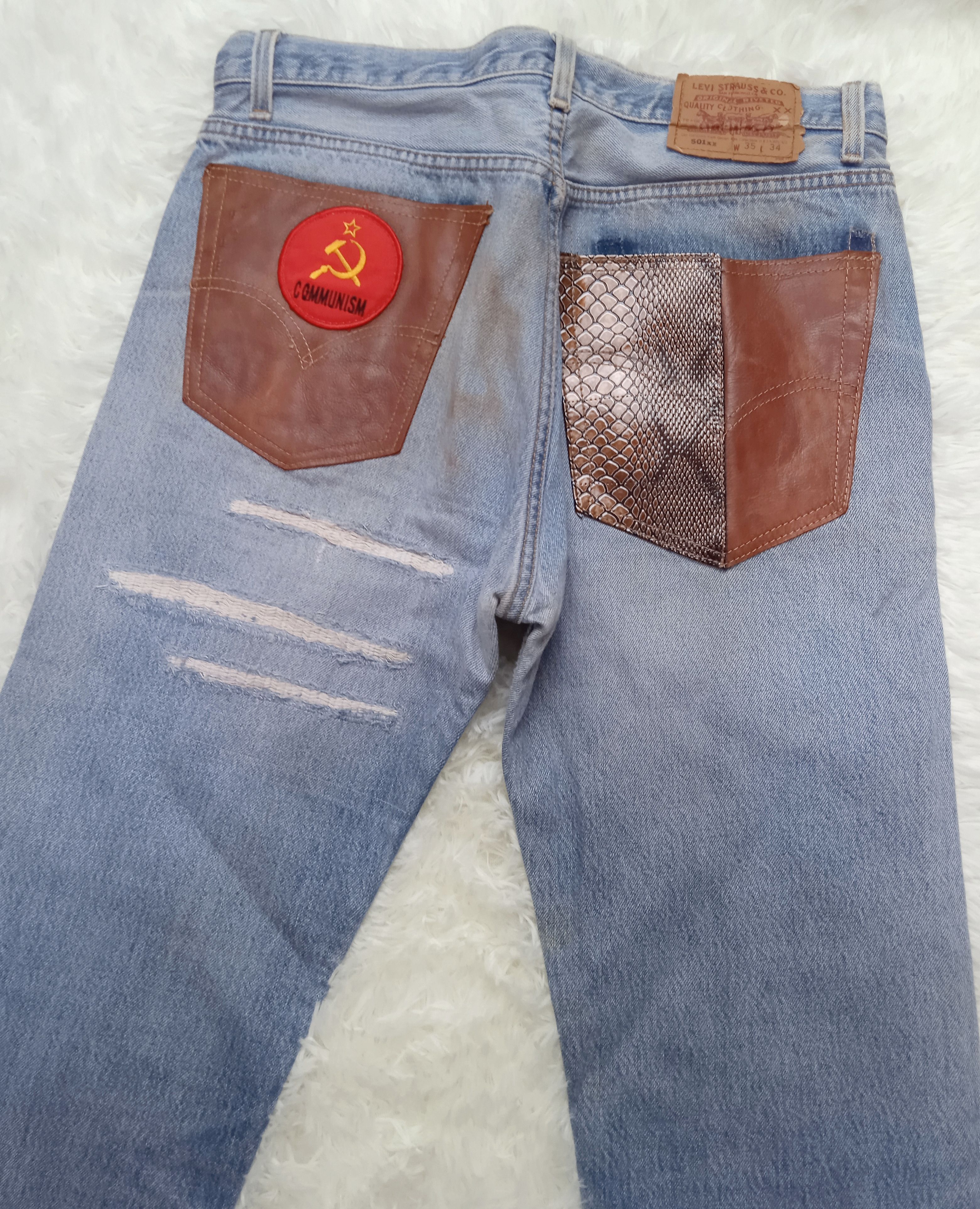 Levi's × Levi's Vintage Clothing × Vintage Vintage 90s Levi's 501 Distressed Size US 32 / EU 48 - 4 Thumbnail