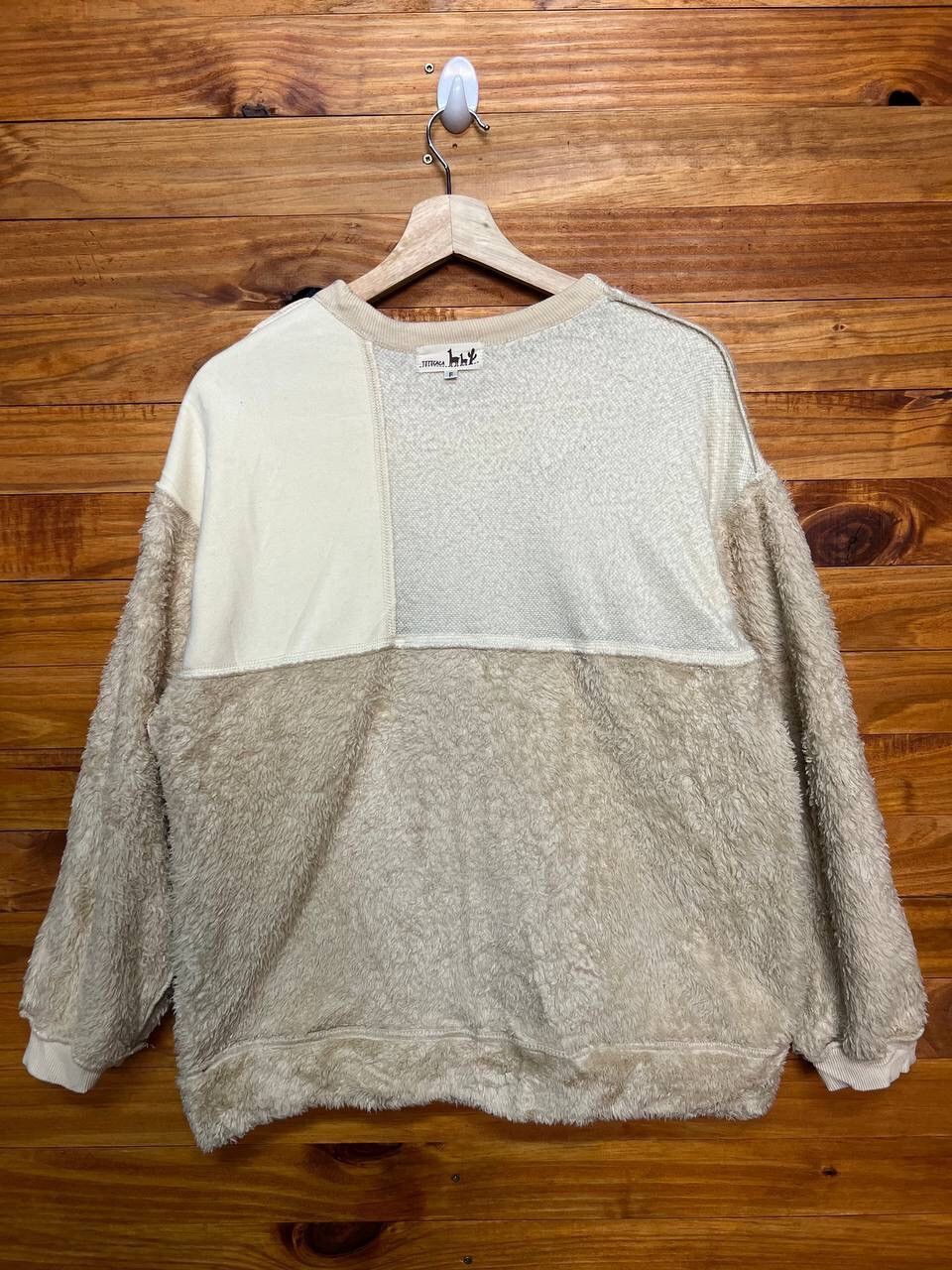 Japanese Brand TITICACA COLOUR BLOCK FLEECE JACKET Size US M / EU 48-50 / 2 - 10 Thumbnail