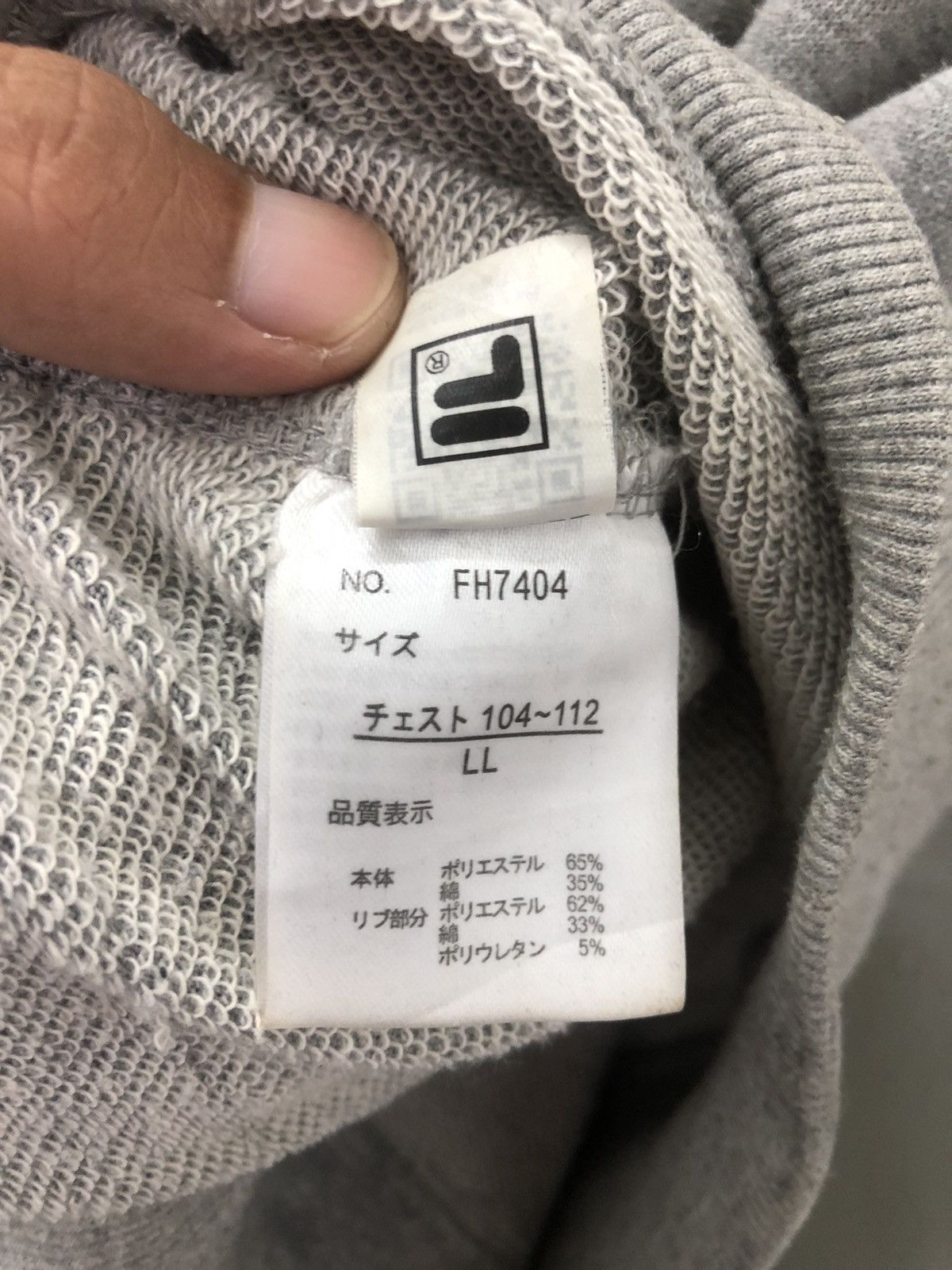 Fila Vintage Fila Crewneck Hoodies Fila Sweater Size M Size US M / EU 48-50 / 2 - 11 Thumbnail
