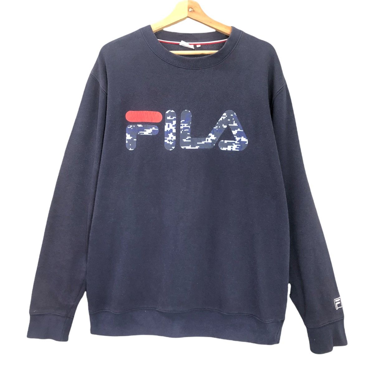 Fila Vintage Fila Crewneck Sweatshirt Fila Sweater Size L Size US L / EU 52-54 / 3 - 1 Thumbnail