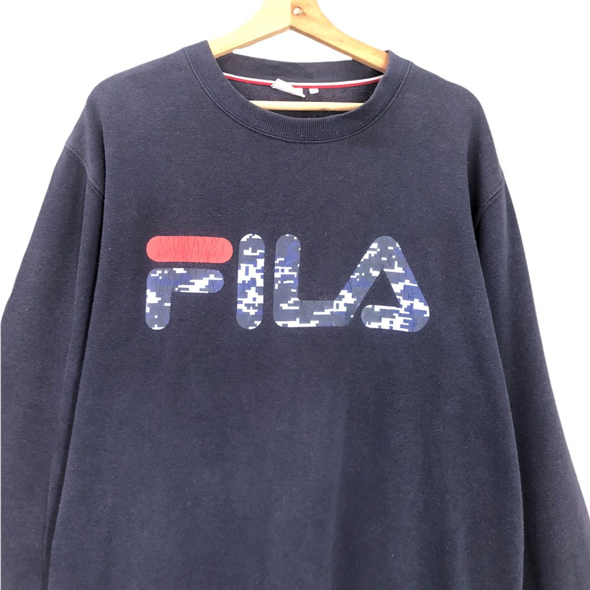 Fila Vintage Fila Crewneck Sweatshirt Fila Sweater Size L Size US L / EU 52-54 / 3 - 4 Thumbnail