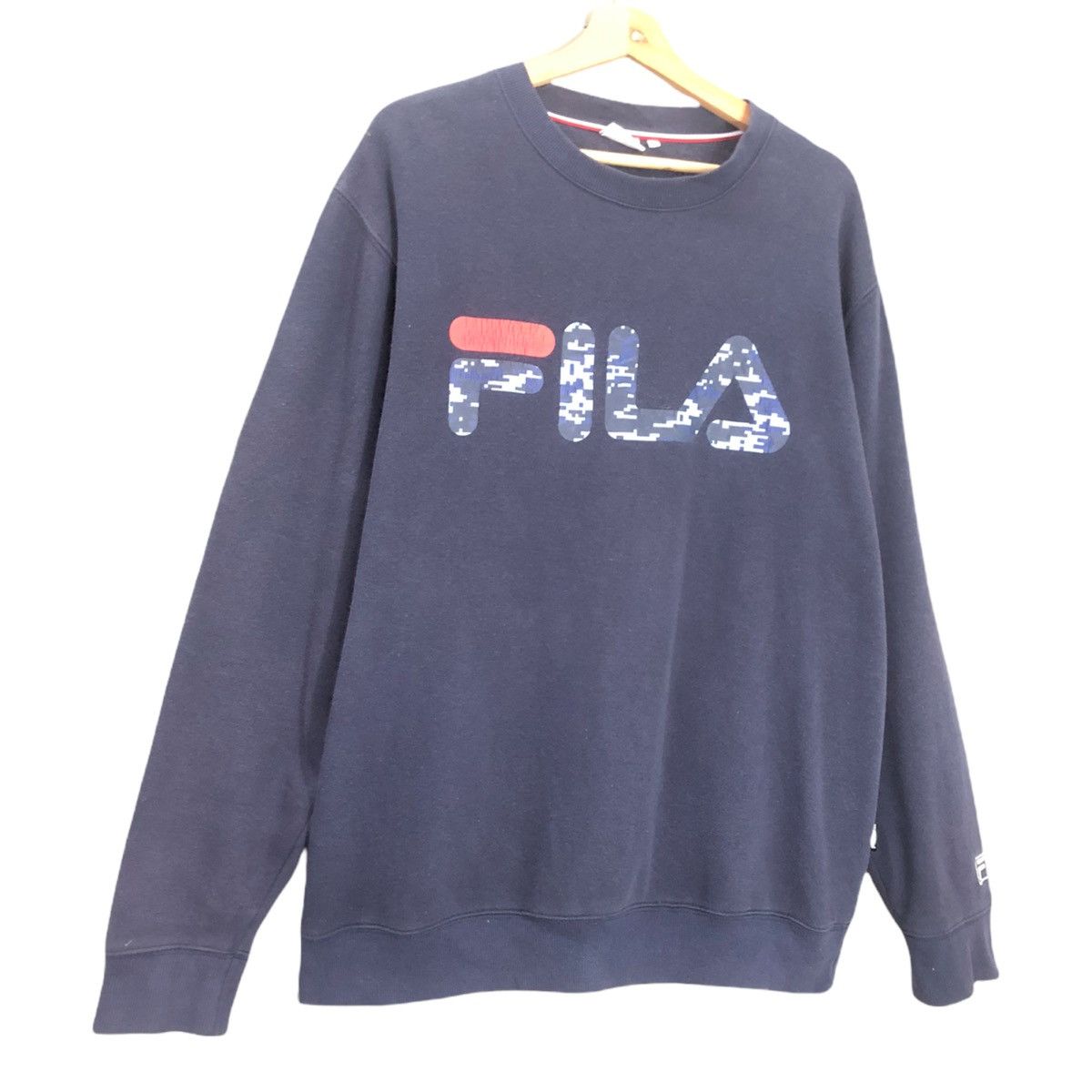 Fila Vintage Fila Crewneck Sweatshirt Fila Sweater Size L Size US L / EU 52-54 / 3 - 2 Thumbnail