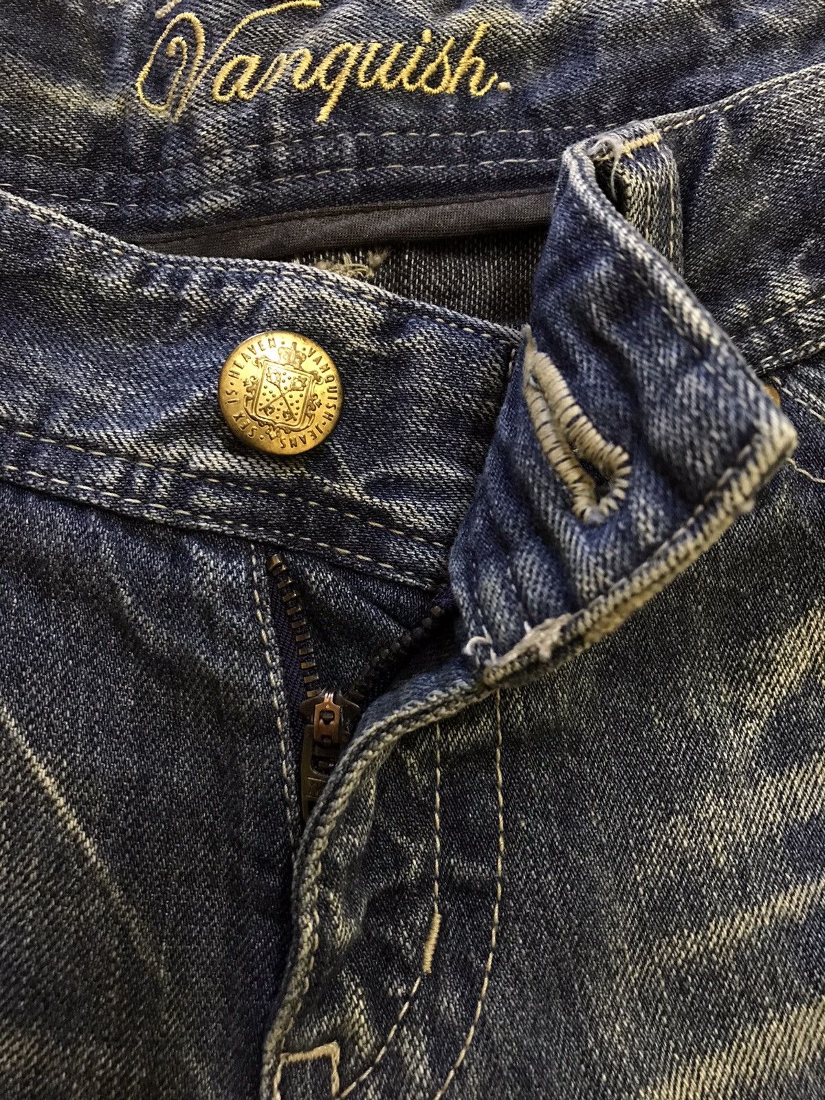 If Six Was Nine × PPFM × Vanquish Vanquish Flare Selvedge Bootcut Jeans Size US 33 - 7 Thumbnail