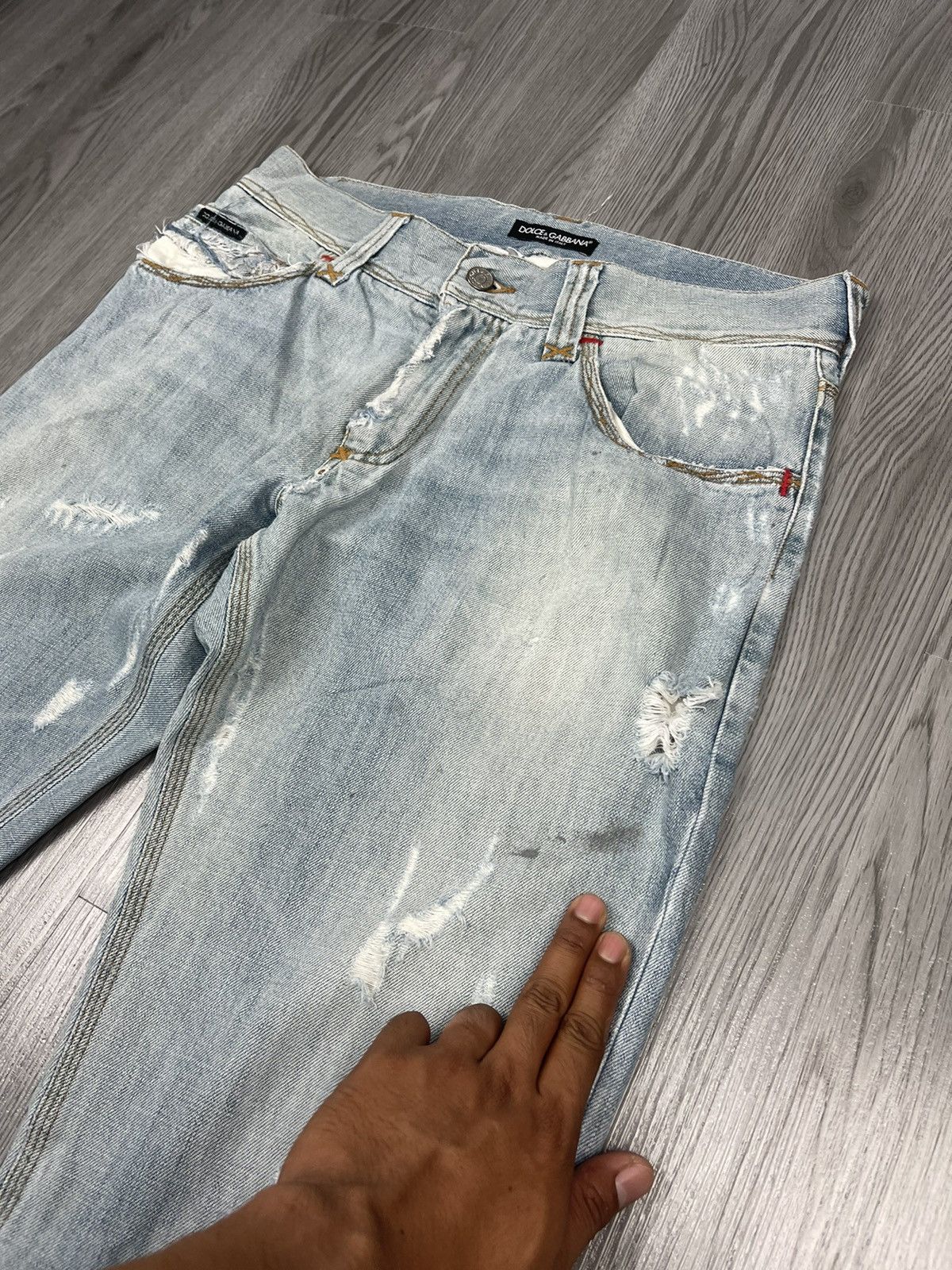 Dolce & Gabbana Dolce & Gabbana rugged destroy loose fit denim Size US 32 / EU 48 - 6 Thumbnail