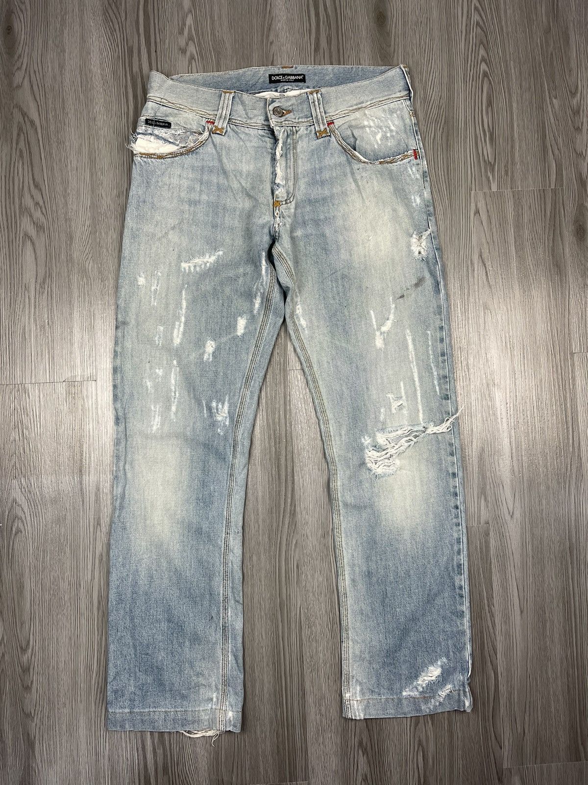 Dolce & Gabbana Dolce & Gabbana rugged destroy loose fit denim Size US 32 / EU 48 - 1 Thumbnail