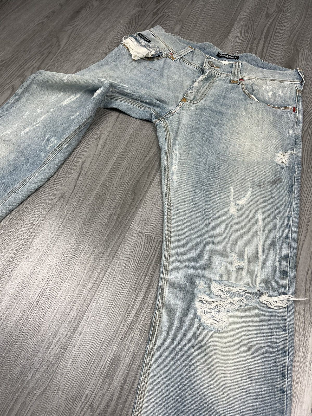Dolce & Gabbana Dolce & Gabbana rugged destroy loose fit denim Size US 32 / EU 48 - 12 Thumbnail