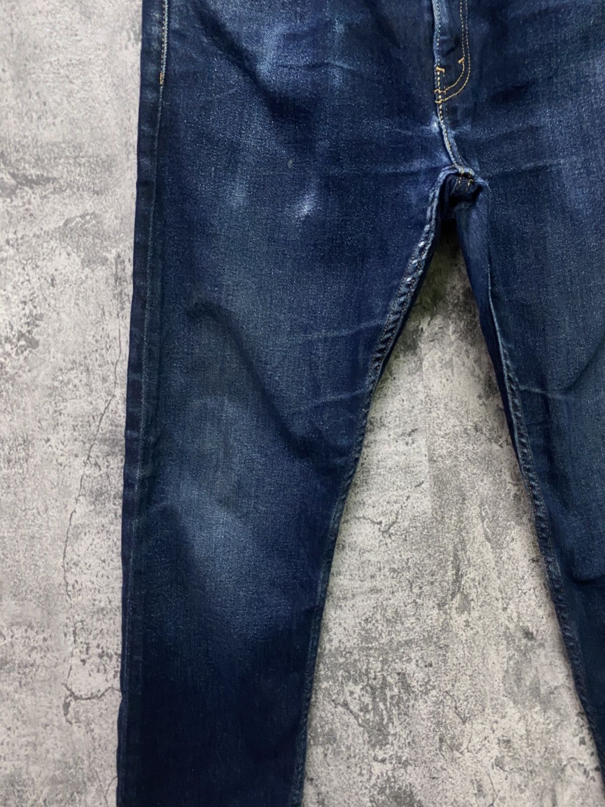 Levi's × Vintage Vintage Levi's 512 Dark Blue Distressed jeans - L66 Size US 32 / EU 48 - 8 Thumbnail