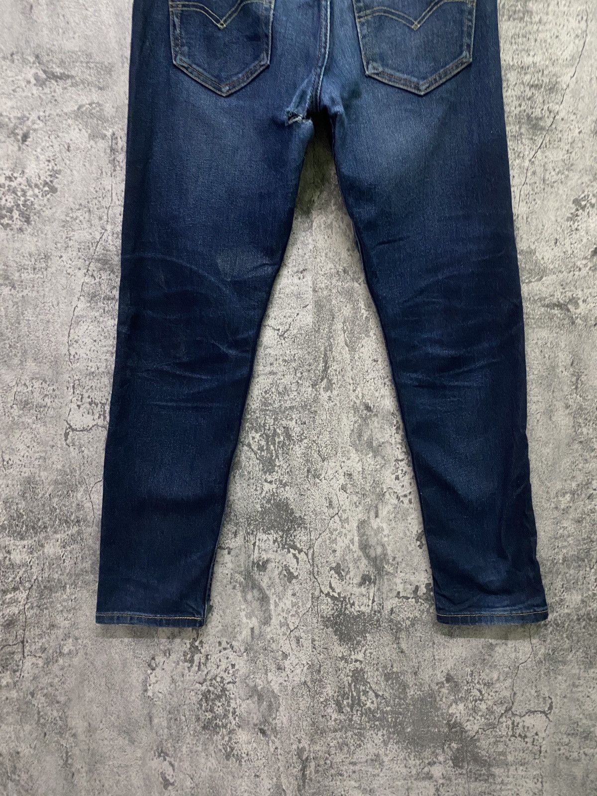Levi's × Vintage Vintage Levi's 512 Dark Blue Distressed jeans - L66 Size US 32 / EU 48 - 17 Thumbnail
