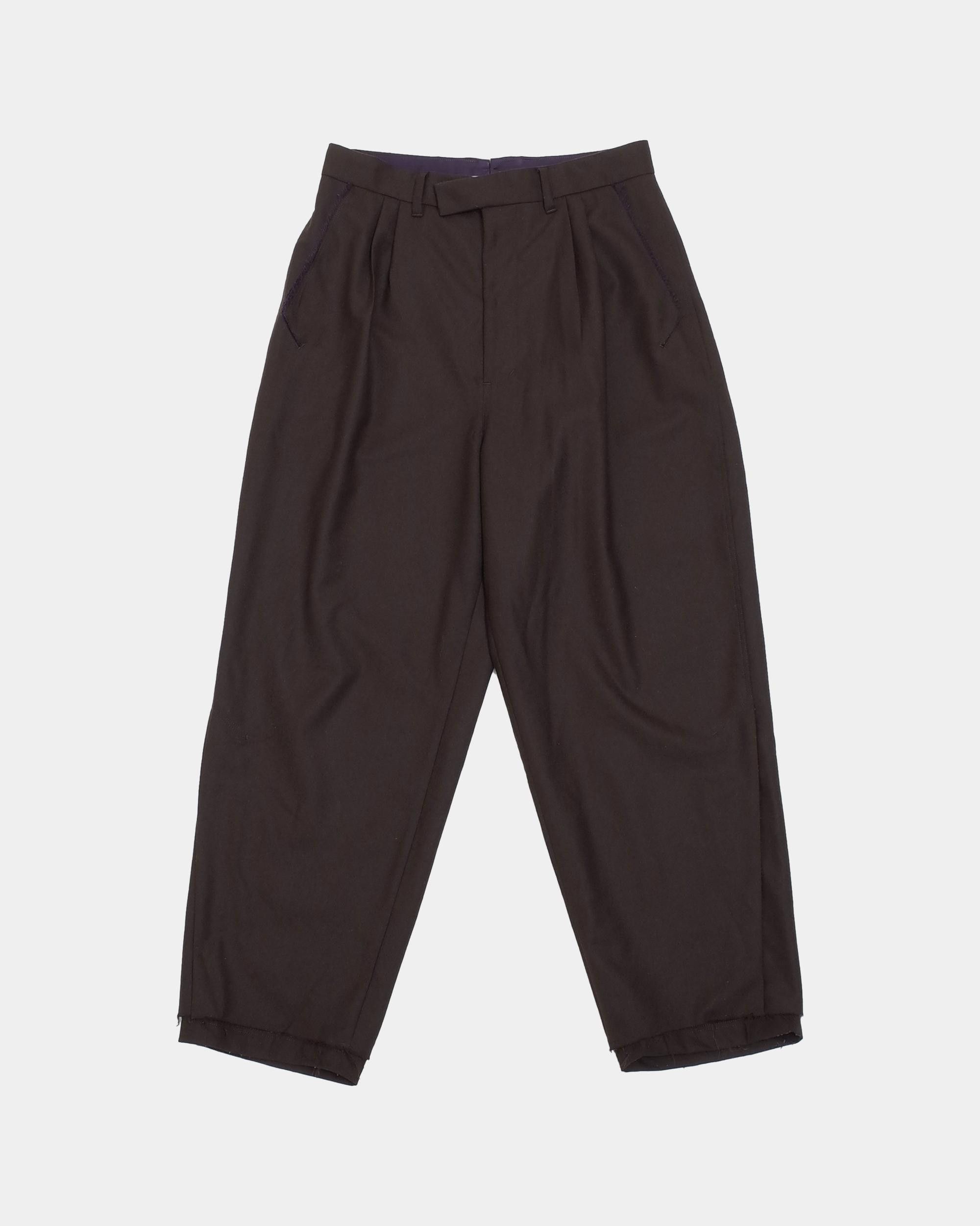 Bed j.w. Ford Dark brown wool trouser Size US 29 - 1 Thumbnail