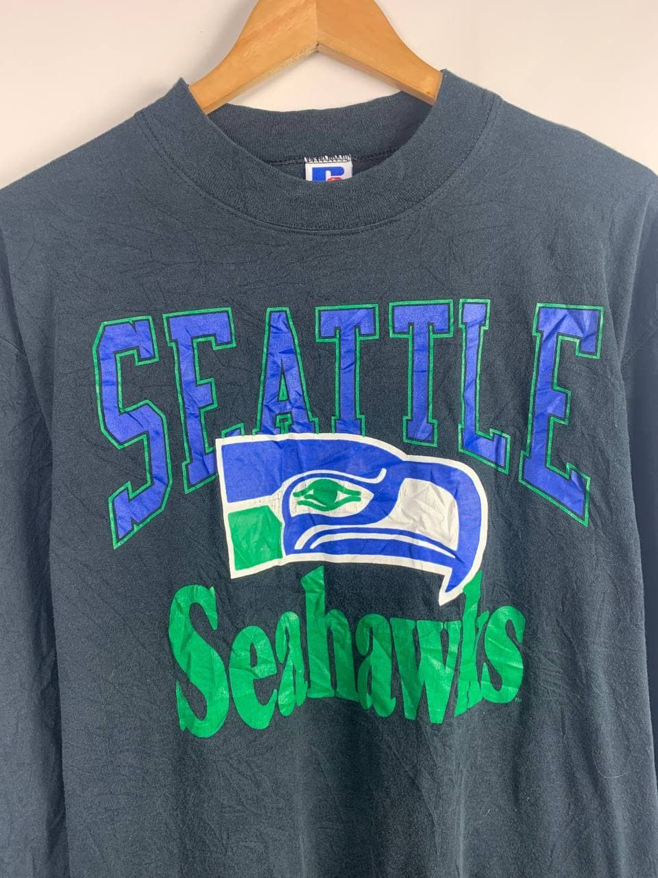 NFL Vtg Seattle Seahawks NFL American Sport Tee Size US XL / EU 56 / 4 - 4 Thumbnail