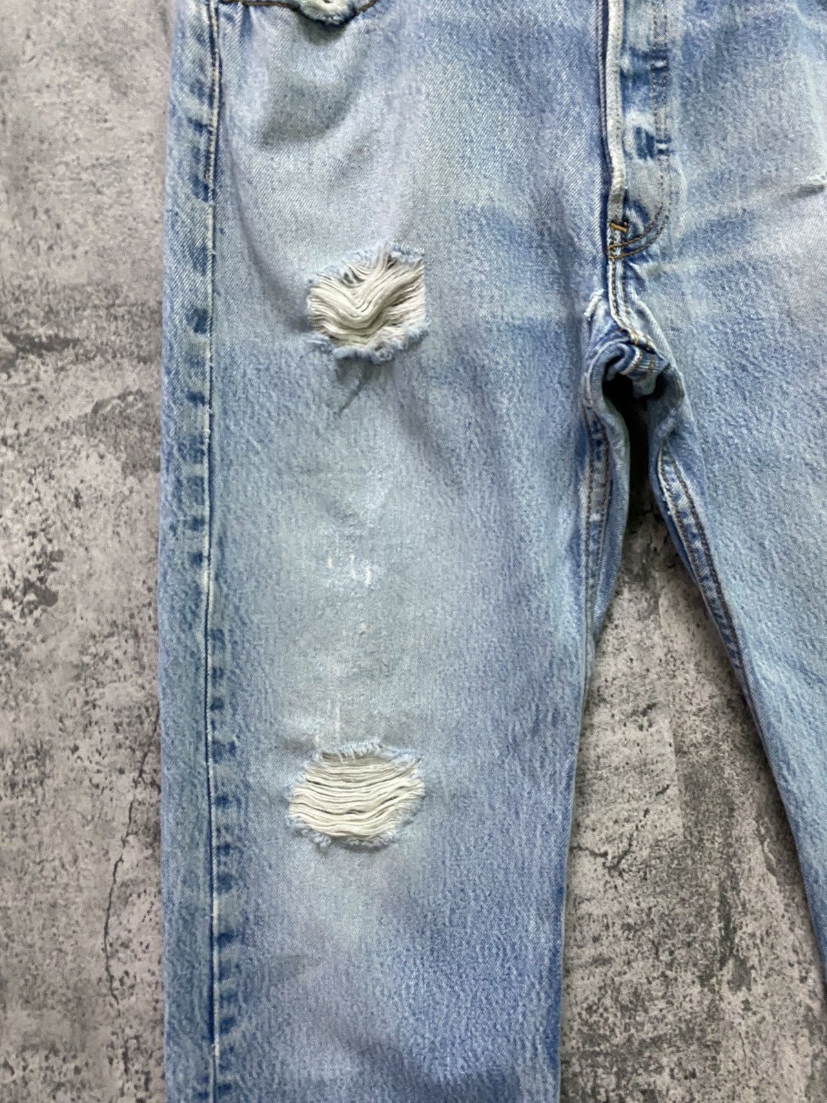Levi's × Vintage Vintage 90s Levi's 501 Stone Wash Denim -L70 Size US 32 / EU 48 - 7 Thumbnail