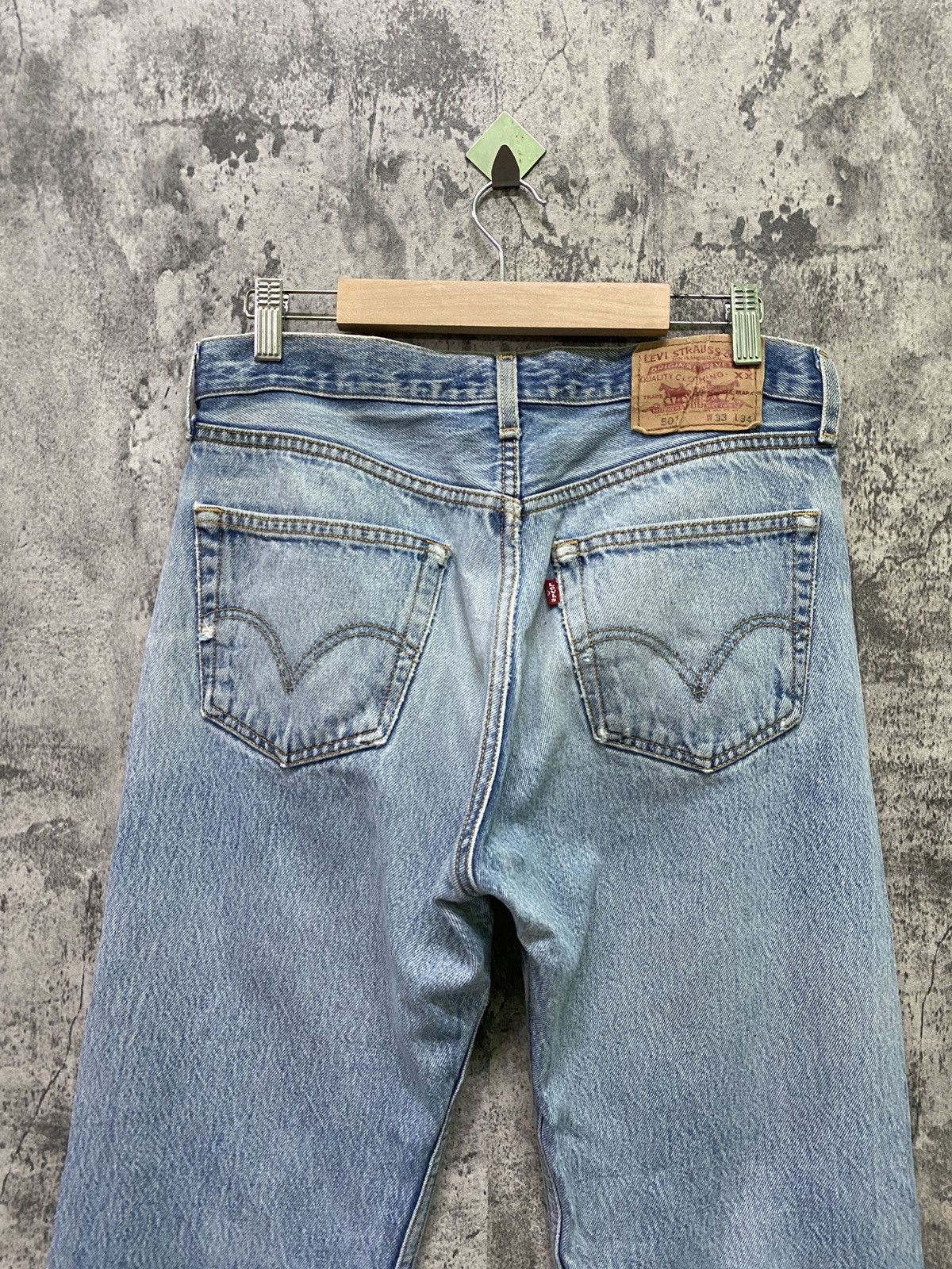 Levi's × Vintage Vintage 90s Levi's 501 Stone Wash Denim -L70 Size US 32 / EU 48 - 12 Thumbnail