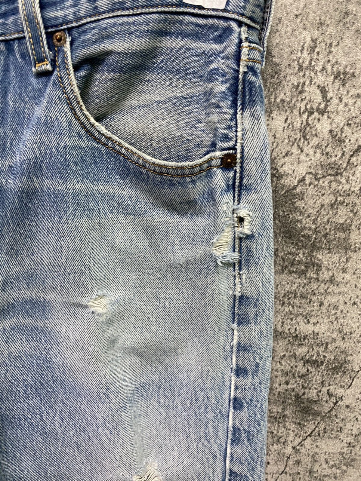 Levi's × Vintage Vintage 90s Levi's 501 Stone Wash Denim -L70 Size US 32 / EU 48 - 11 Thumbnail