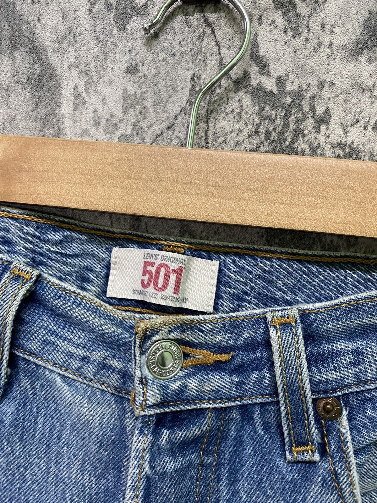 Levi's × Vintage Vintage 90s Levi's 501 Stone Wash Denim -L70 Size US 32 / EU 48 - 10 Thumbnail