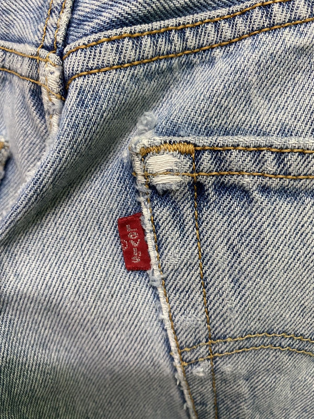 Levi's × Vintage Vintage 90s Levi's 501 Stone Wash Denim -L70 Size US 32 / EU 48 - 21 Thumbnail
