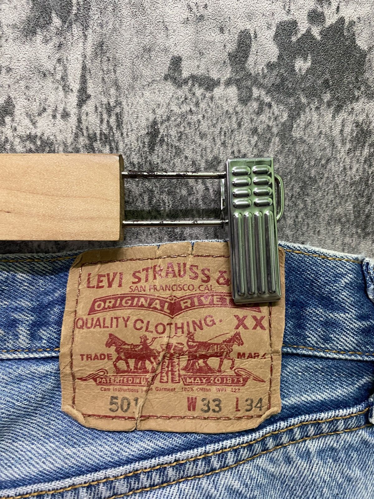 Levi's × Vintage Vintage 90s Levi's 501 Stone Wash Denim -L70 Size US 32 / EU 48 - 22 Thumbnail