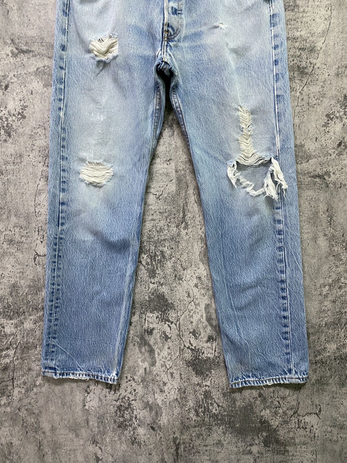 Levi's × Vintage Vintage 90s Levi's 501 Stone Wash Denim -L70 Size US 32 / EU 48 - 8 Thumbnail