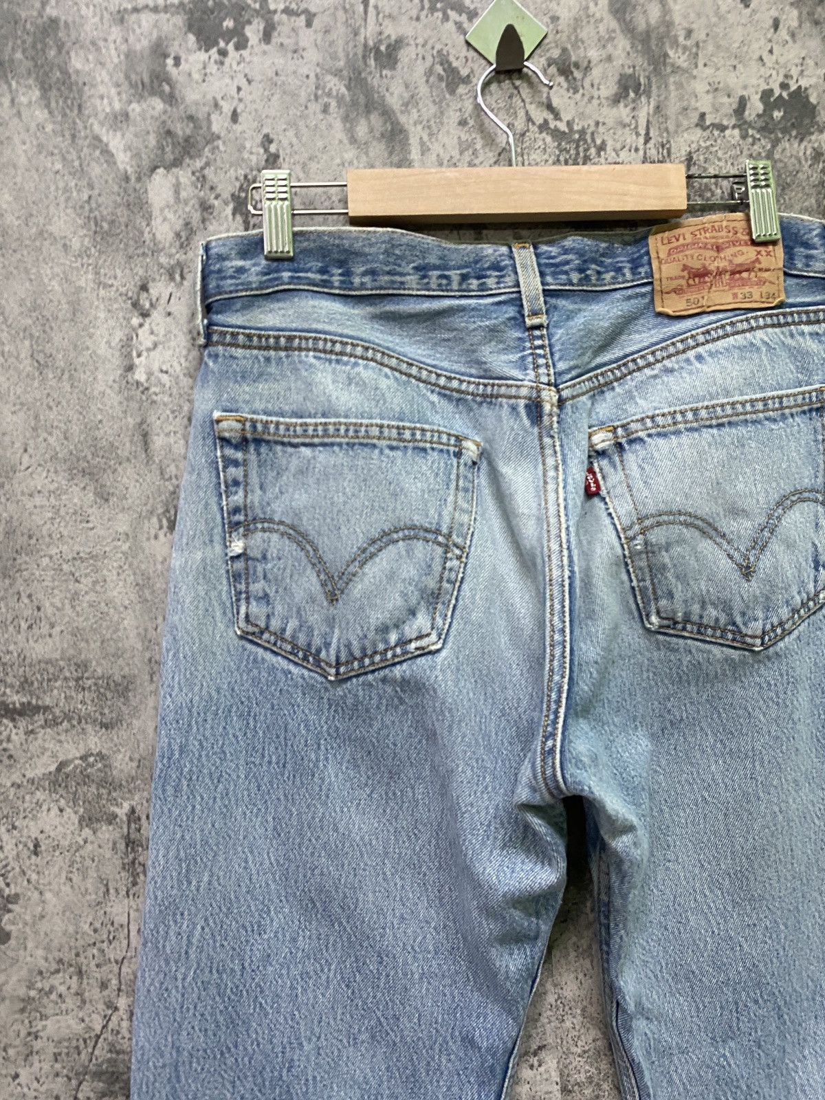 Levi's × Vintage Vintage 90s Levi's 501 Stone Wash Denim -L70 Size US 32 / EU 48 - 13 Thumbnail