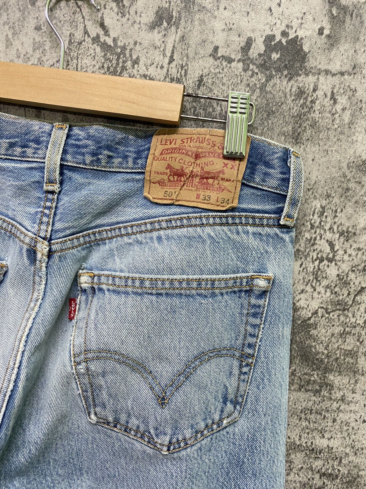 Levi's × Vintage Vintage 90s Levi's 501 Stone Wash Denim -L70 Size US 32 / EU 48 - 20 Thumbnail