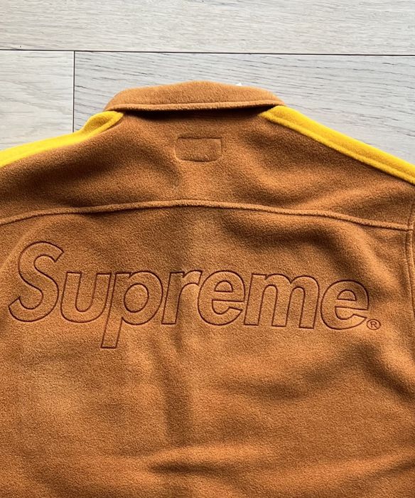 Supreme Supreme Polartec Shirt - Rust Brown - L - NEW | Grailed