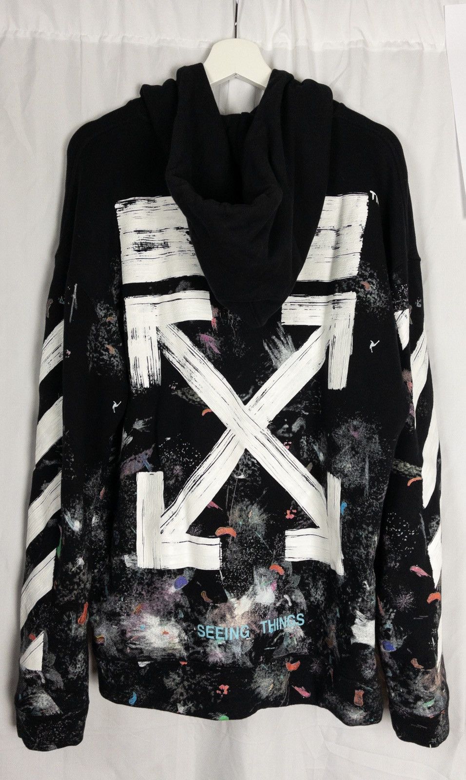 Off-White off white galaxy brushed print hoodie | Grailed