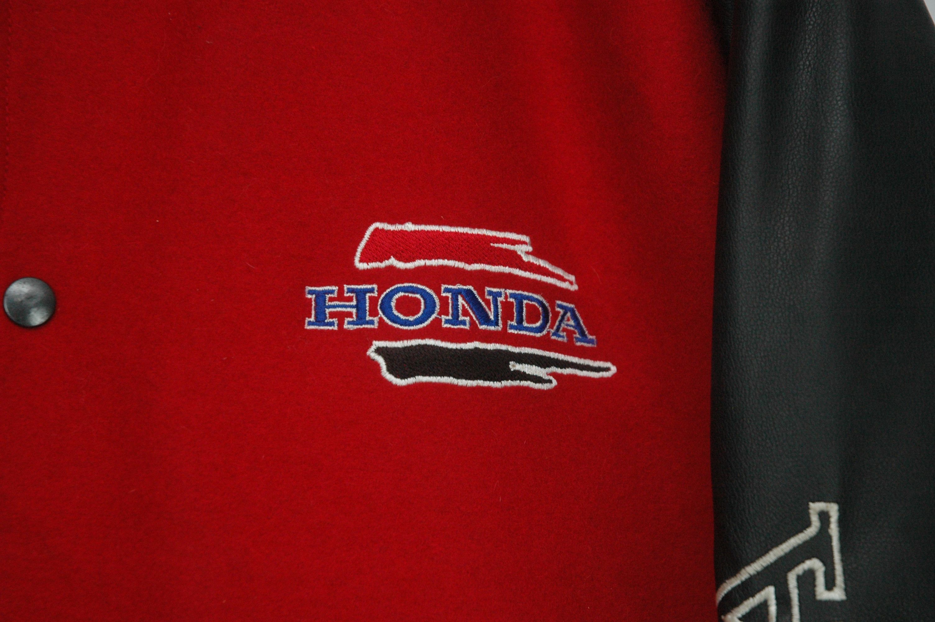 Honda Vintage HONDA Racing Team Wool Varsity Bomber Jacket Size US M / EU 48-50 / 2 - 3 Thumbnail