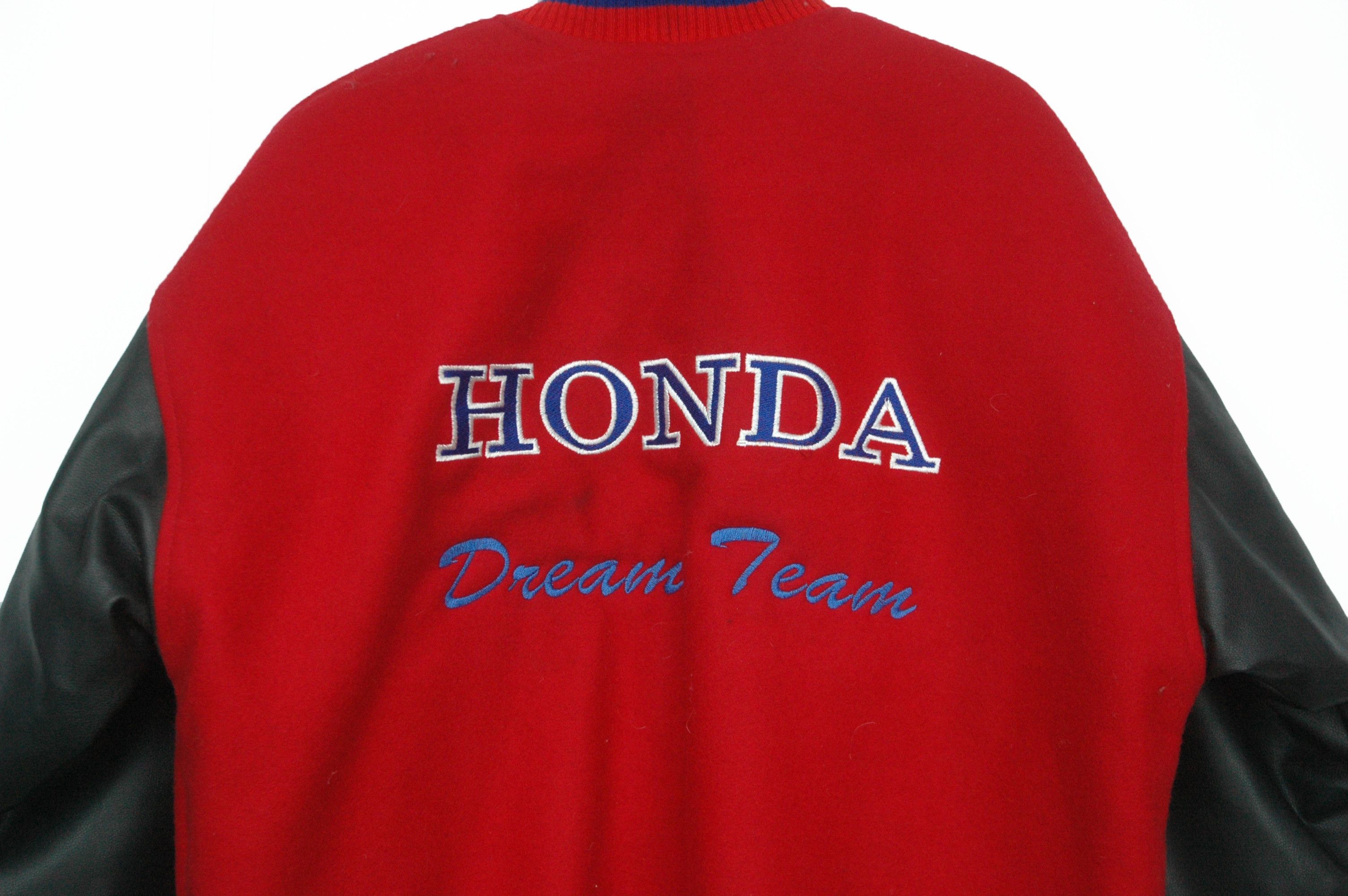 Honda Vintage HONDA Racing Team Wool Varsity Bomber Jacket Size US M / EU 48-50 / 2 - 7 Thumbnail