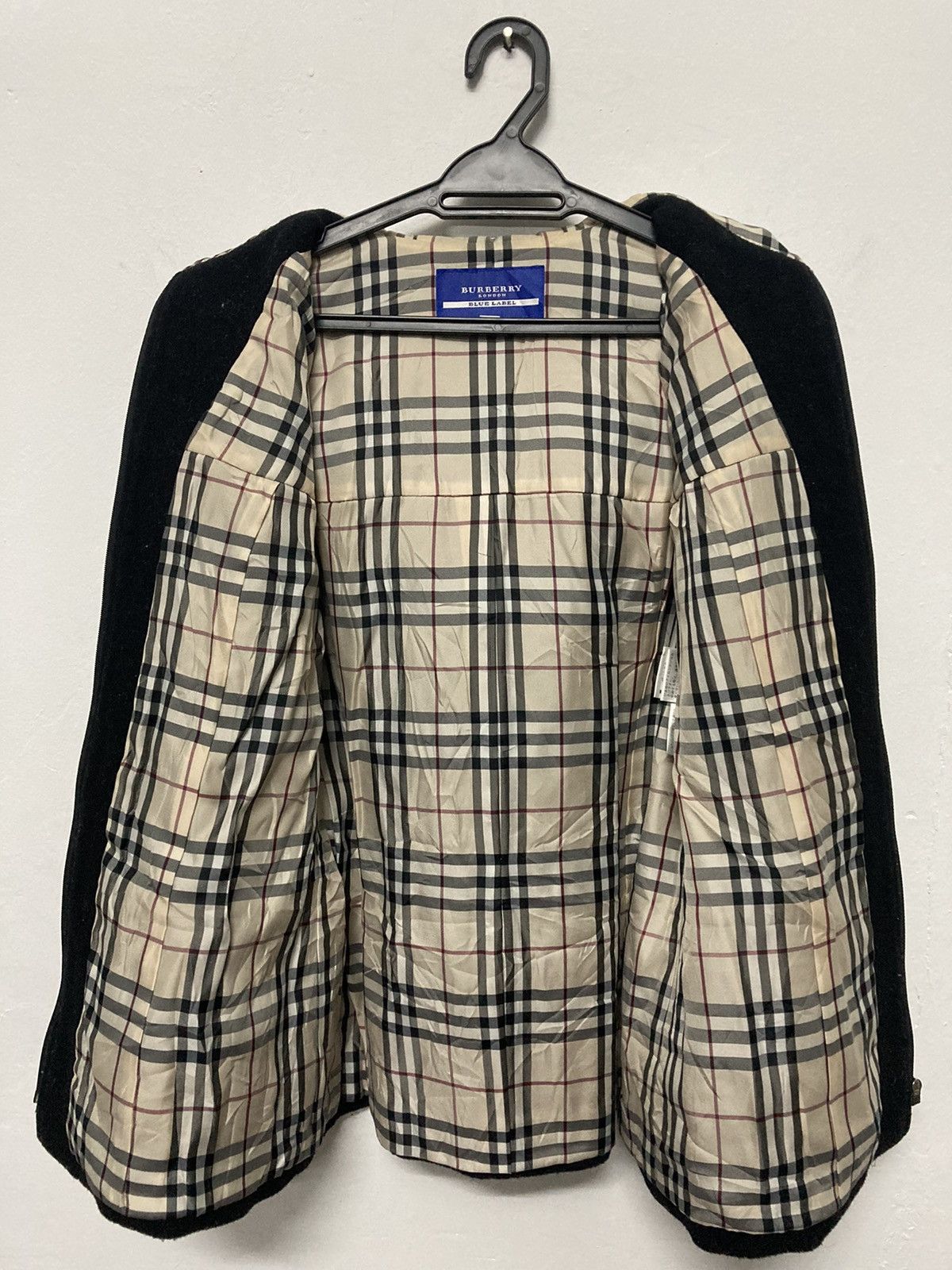 Burberry Burberry London Blue Label Wool Hoodie Jacket Size US S / EU 44-46 / 1 - 3 Thumbnail