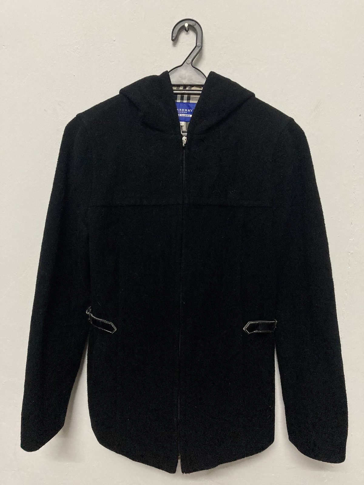 Burberry Burberry London Blue Label Wool Hoodie Jacket Size US S / EU 44-46 / 1 - 1 Thumbnail