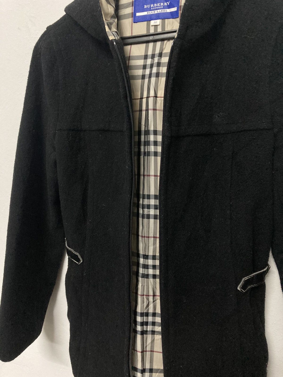 Burberry Burberry London Blue Label Wool Hoodie Jacket Size US S / EU 44-46 / 1 - 6 Thumbnail