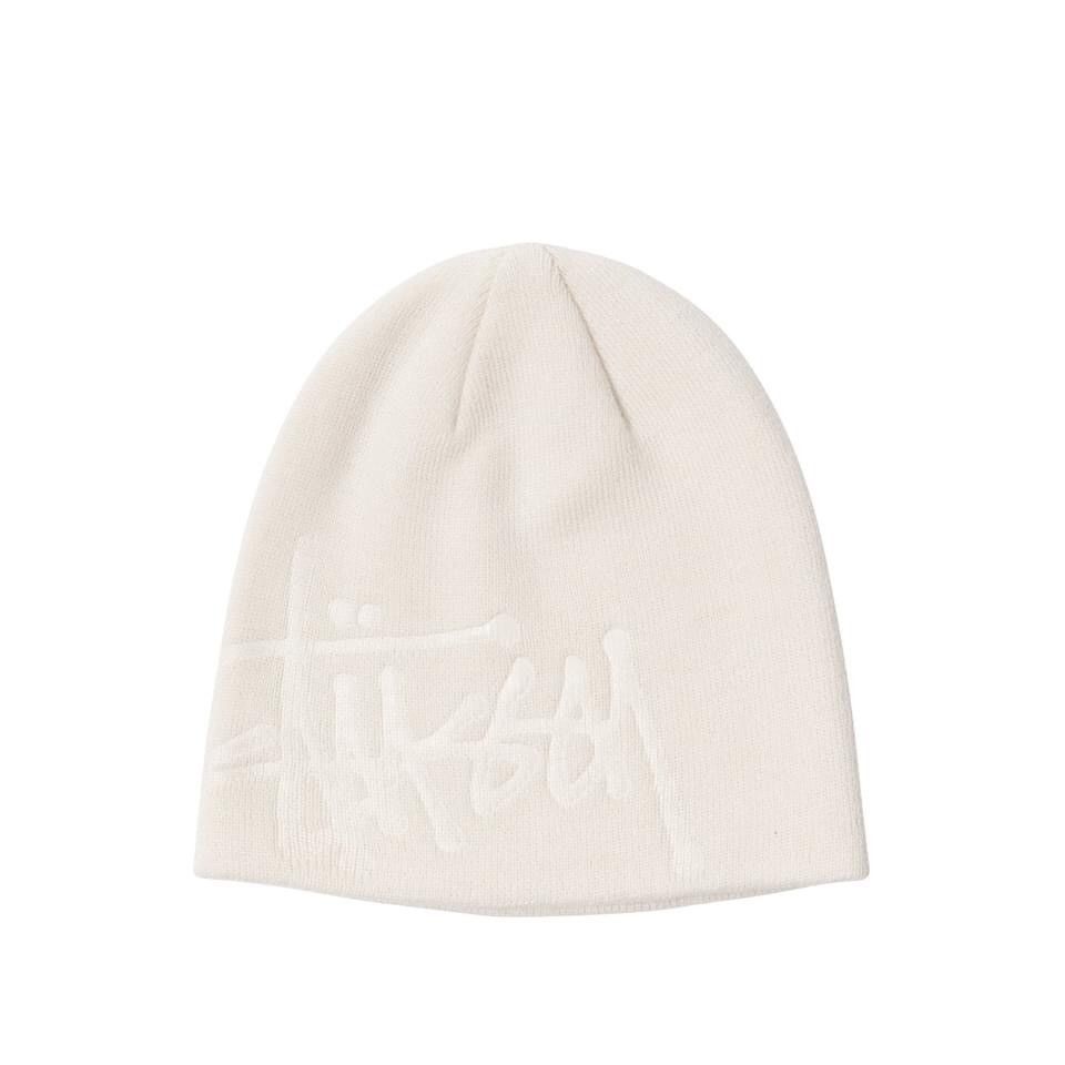 Stussy Debossed Stock Logo Beanie | Grailed