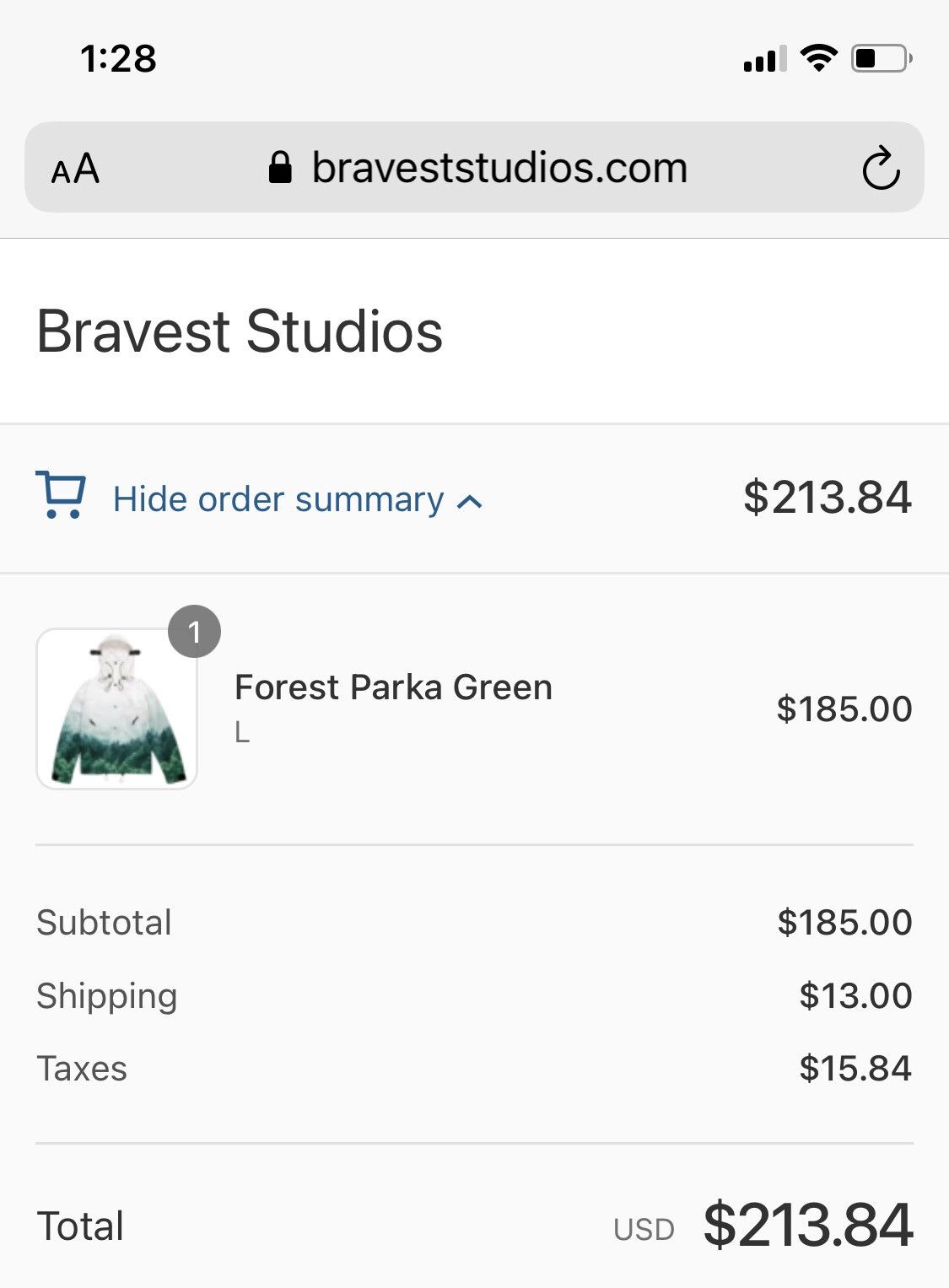 Bravest Studios Bravest Studios Forest Parka Green Large Size US L / EU 52-54 / 3 - 5 Thumbnail