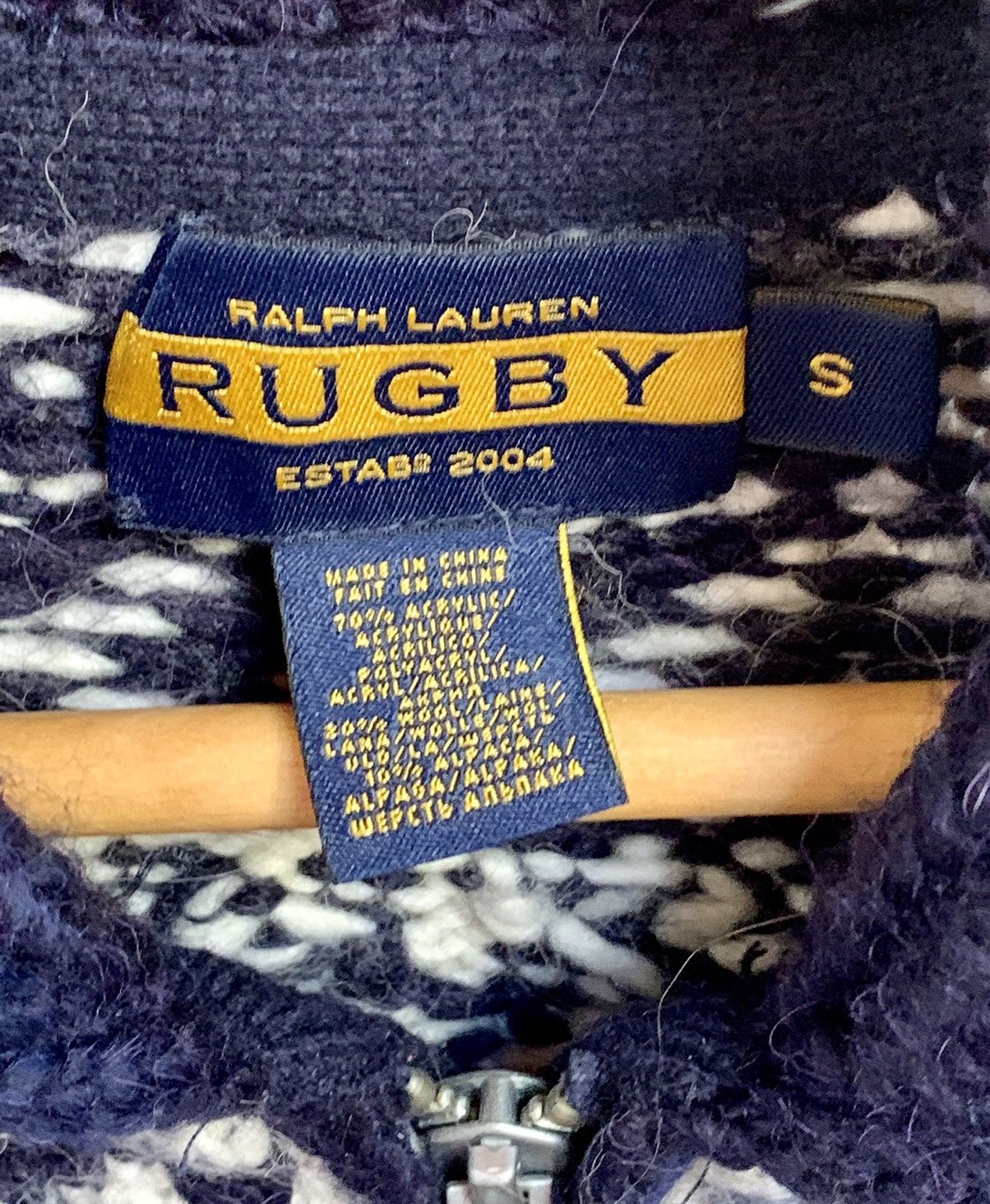 Rugby Ralph Lauren Rugby Ralph Lauren Gently Used Fair-isle Knit Jacket Size S Size US S / EU 44-46 / 1 - 1 Thumbnail