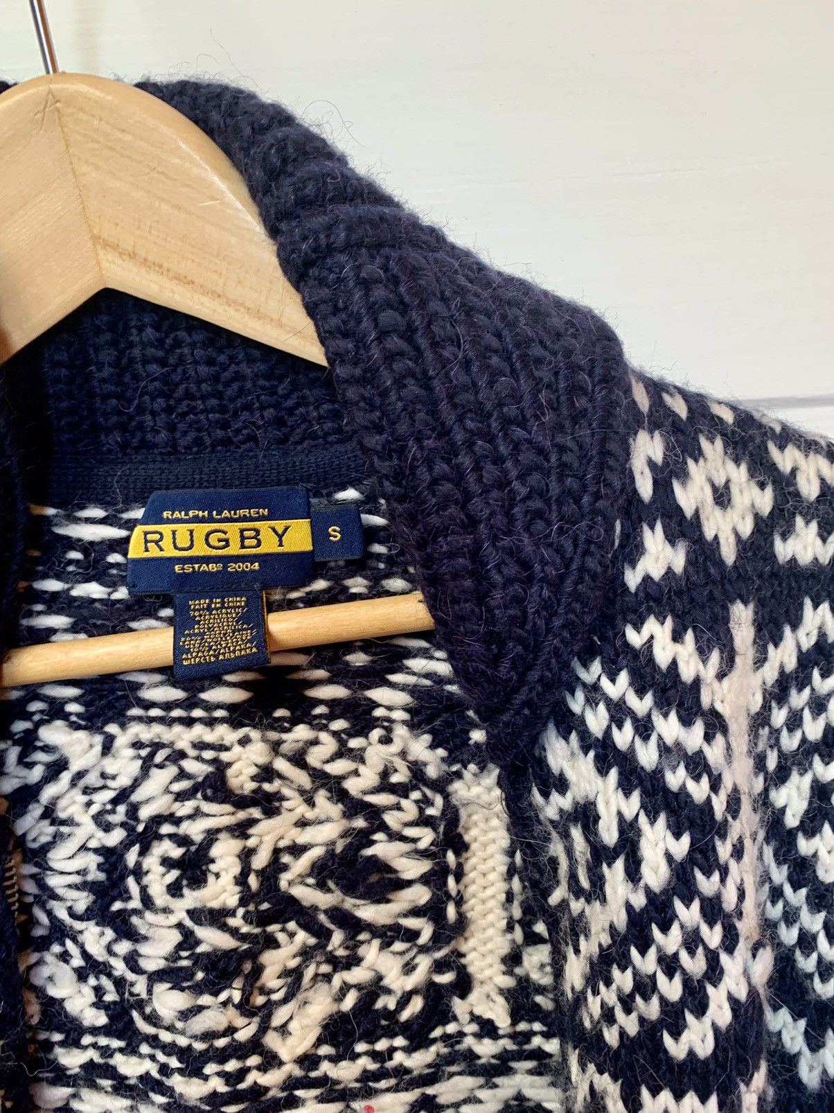 Rugby Ralph Lauren Rugby Ralph Lauren Gently Used Fair-isle Knit Jacket Size S Size US S / EU 44-46 / 1 - 4 Thumbnail