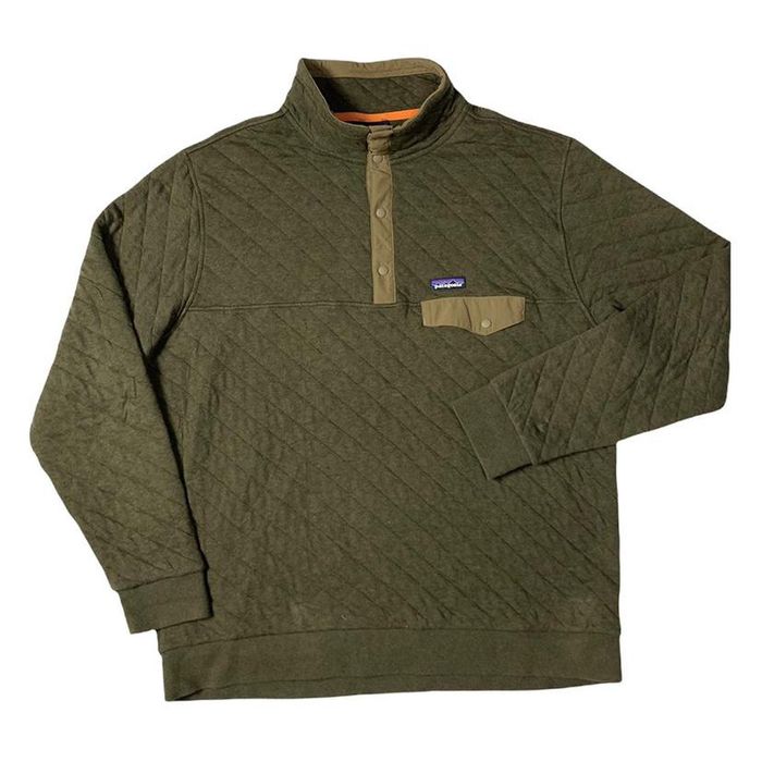 Patagonia Patagonia Military Style Green Sweater Jacket | Grailed