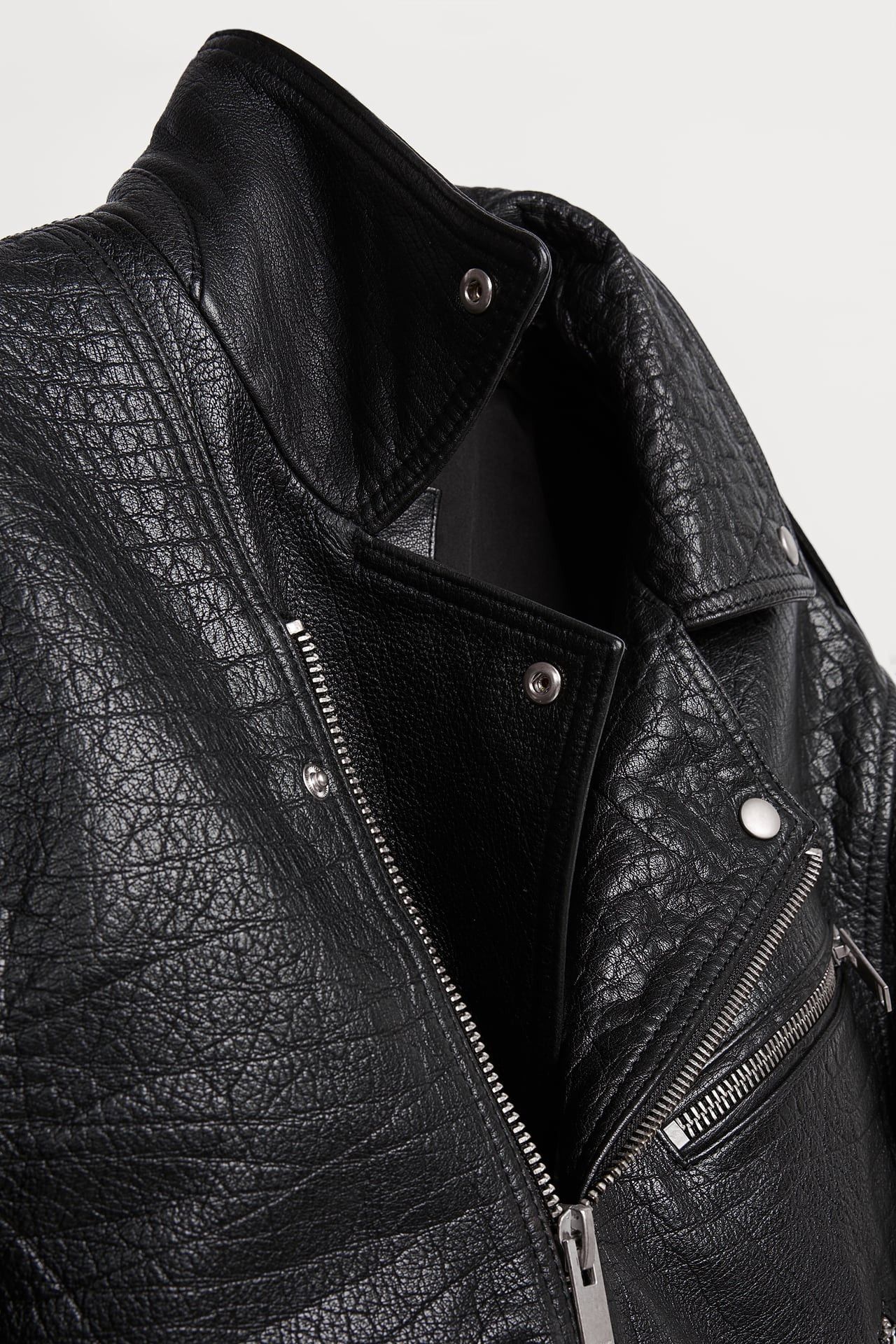 Zara New Real buffalo leather jacket from ZARA. Size XL. | Grailed