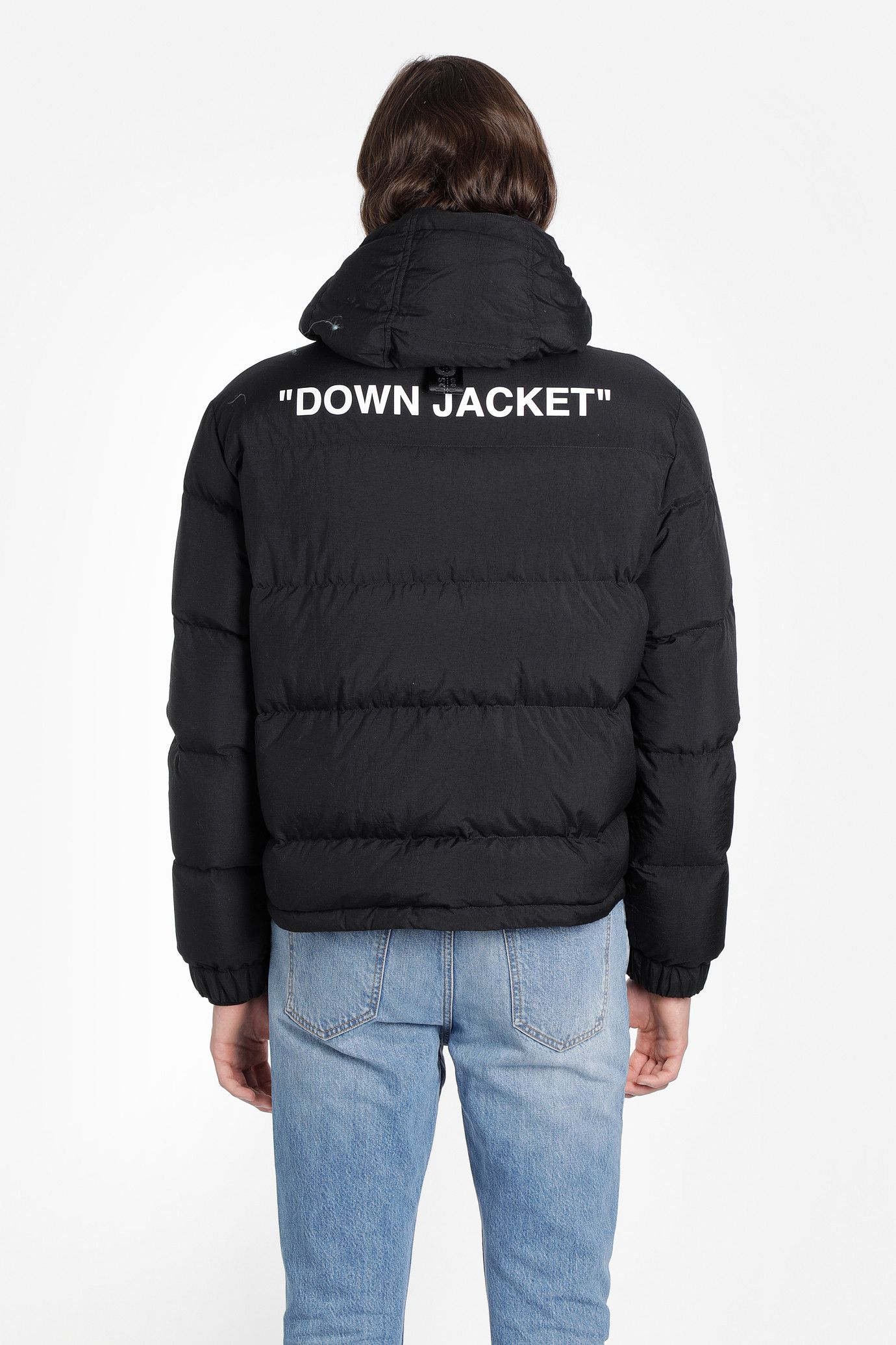 Off White Off white Down jacket Quote size Small Oversized Grailed