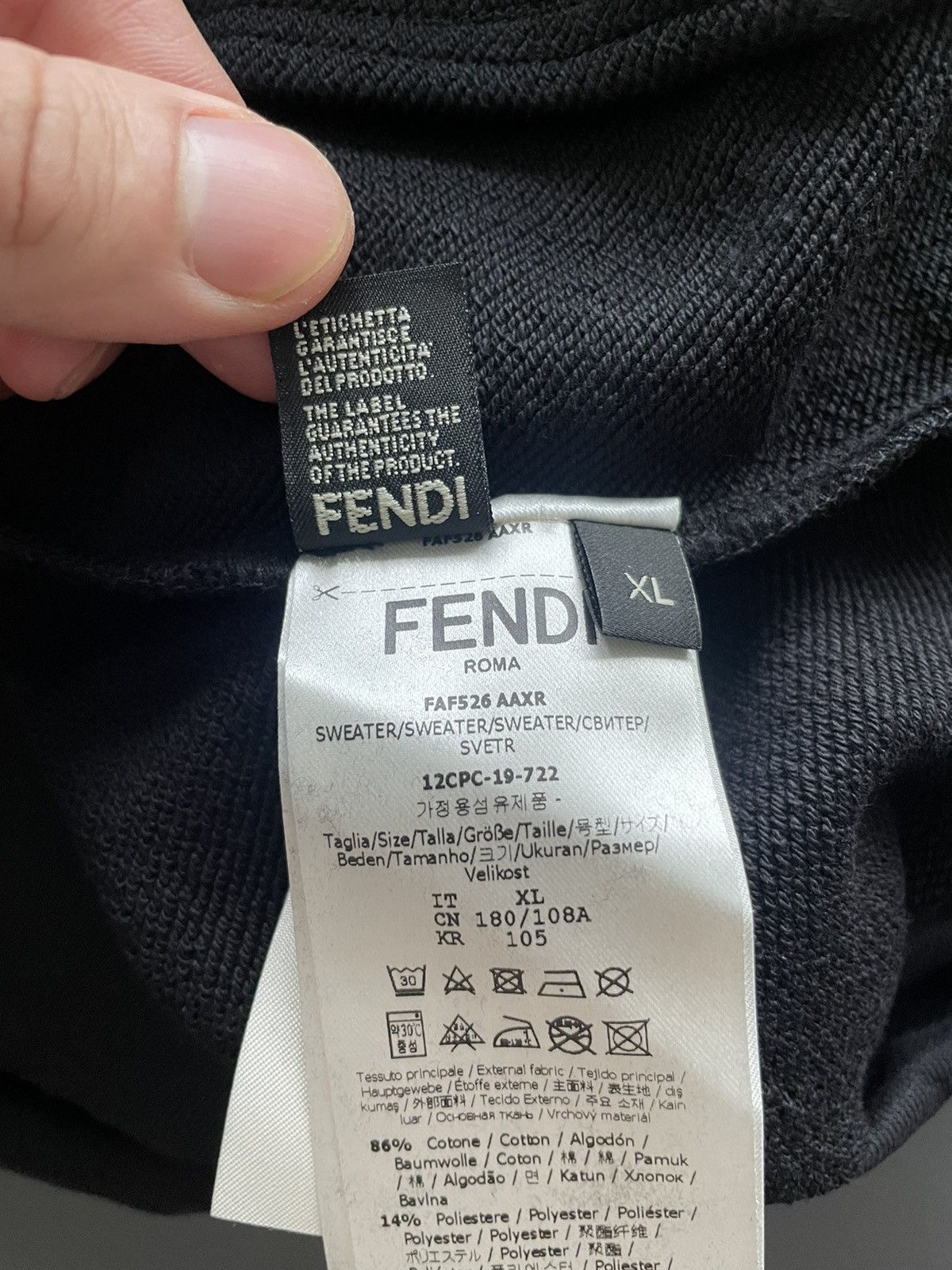 Fendi $3K Value Runway Limited Edition FF Logo Bomber Jacket Coat Size US L / EU 52-54 / 3 - 8 Thumbnail