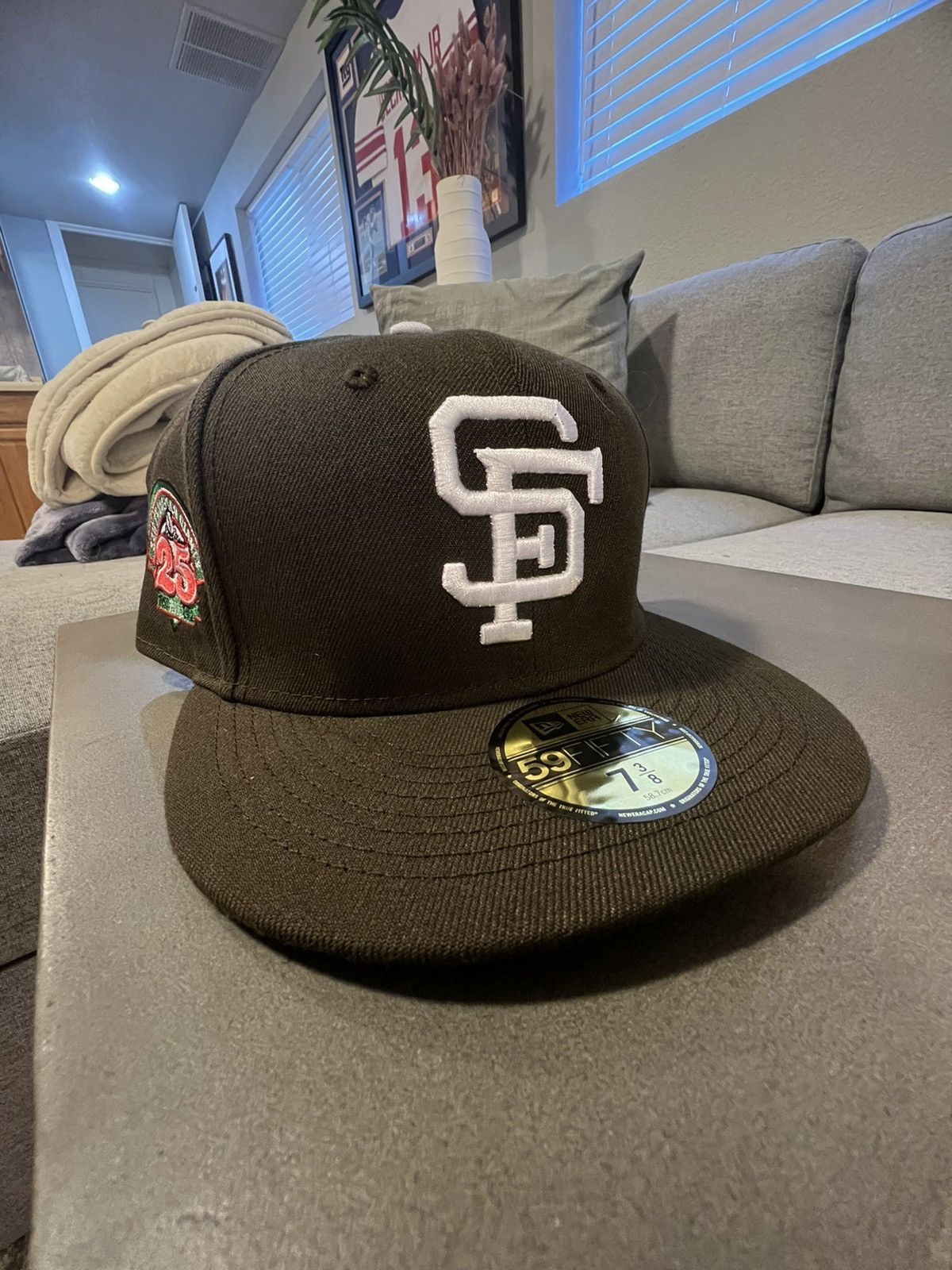 San Francisco Giants Fitted 59Fifty Cafe Con Leche Brown Hat Cap