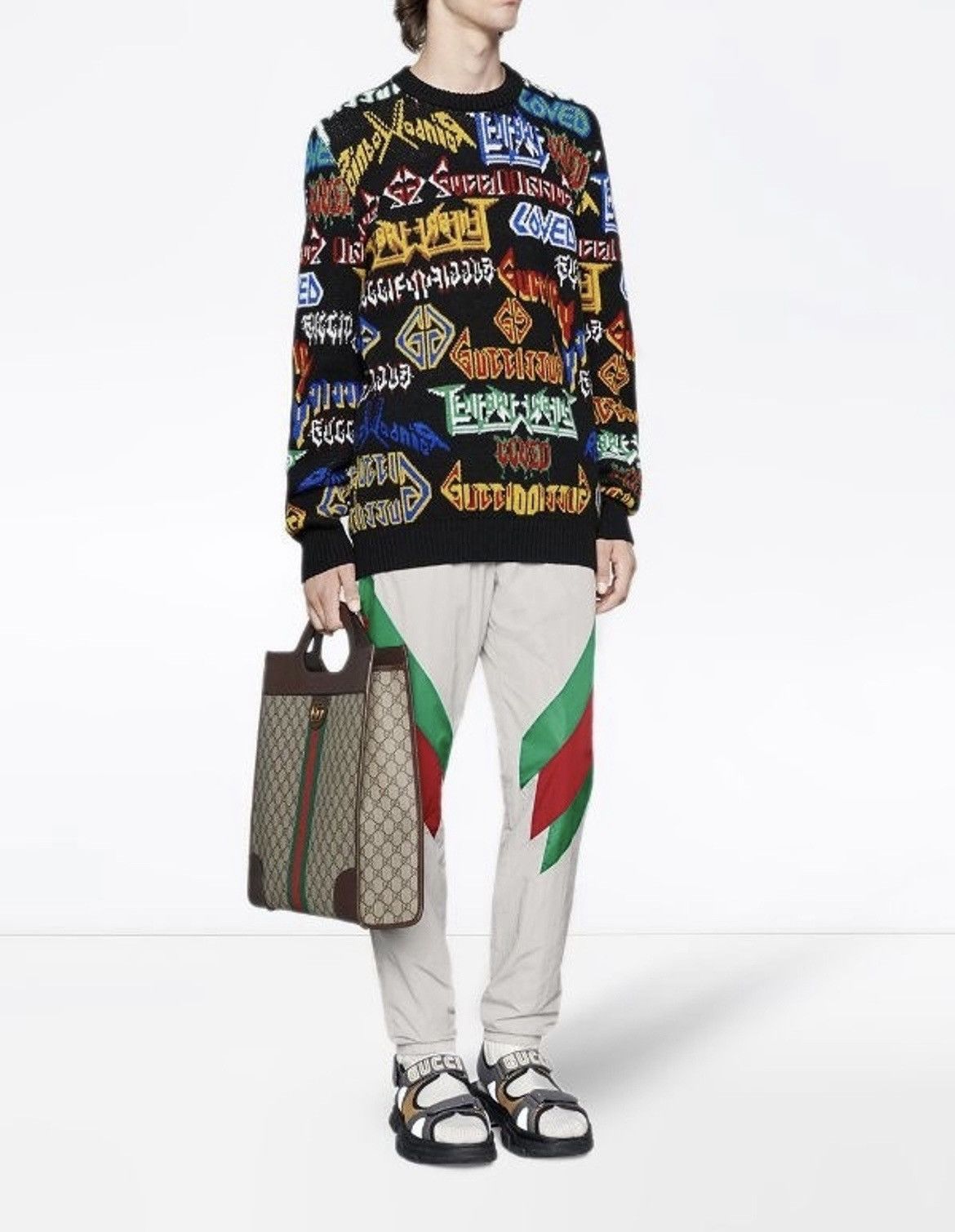 Gucci Gucci $2,500 Value Super Runway Limited Edition Sweater Size US L / EU 52-54 / 3 - 6 Thumbnail