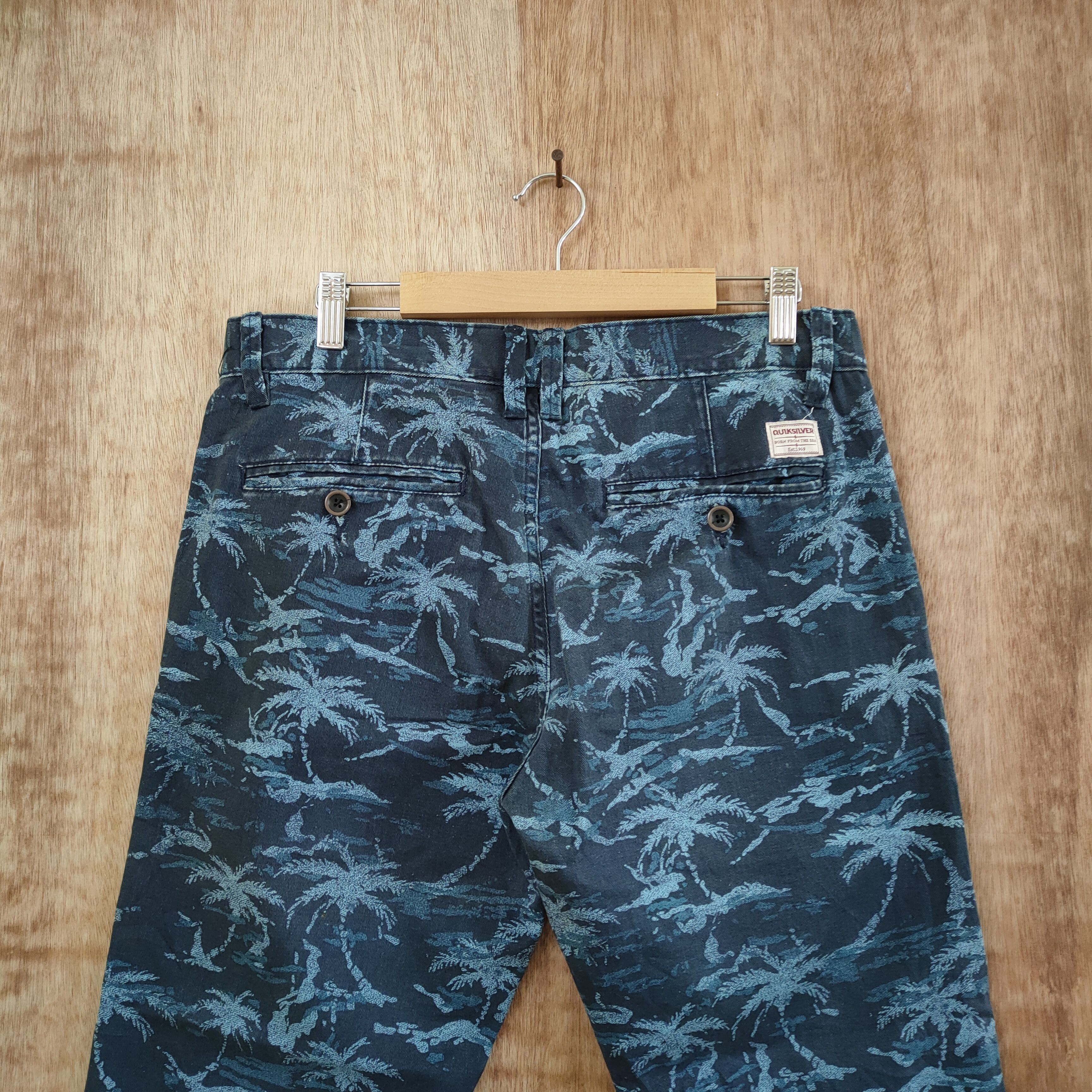 Quiksilver VINTAGE QUICKSILVER PANTS / PRINT ALL/ART Size US 31 - 9 Thumbnail