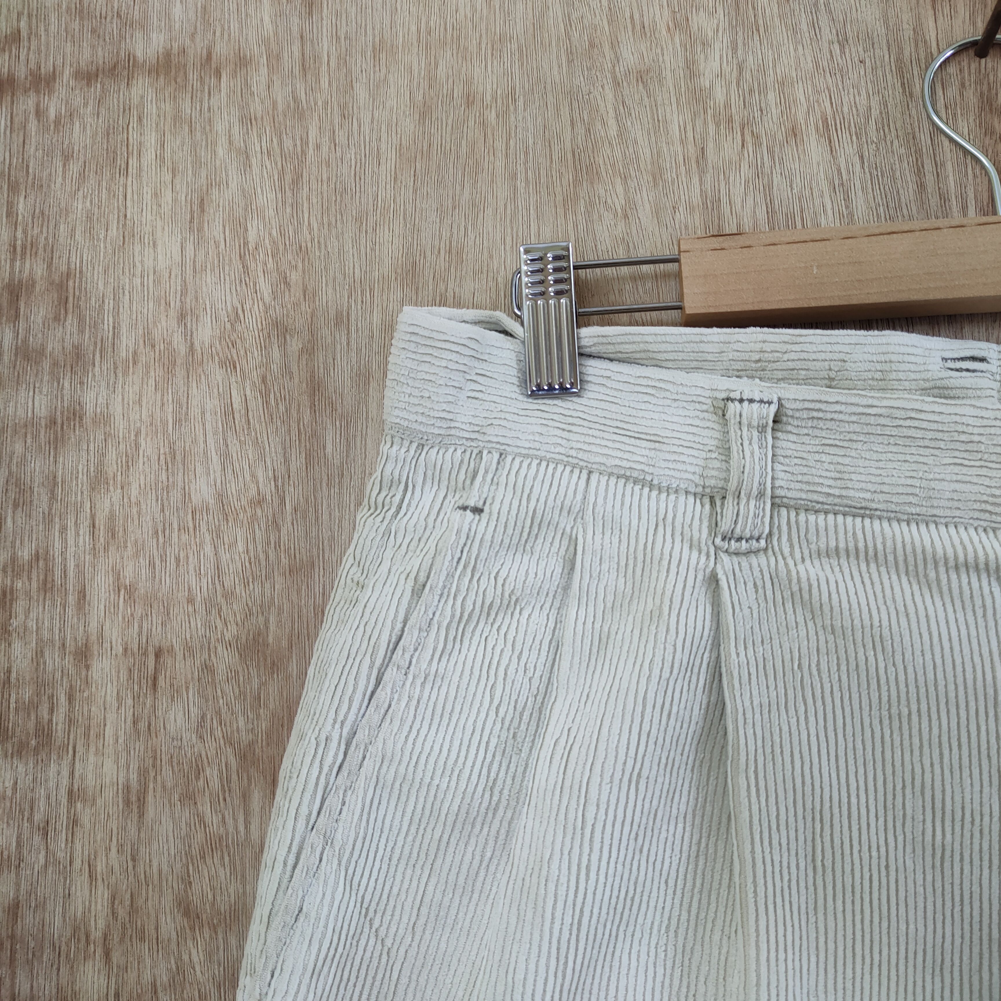 Vintage UNIQLO VELVET CORDUROY FADED PANTS Size US 32 / EU 48 - 6 Thumbnail