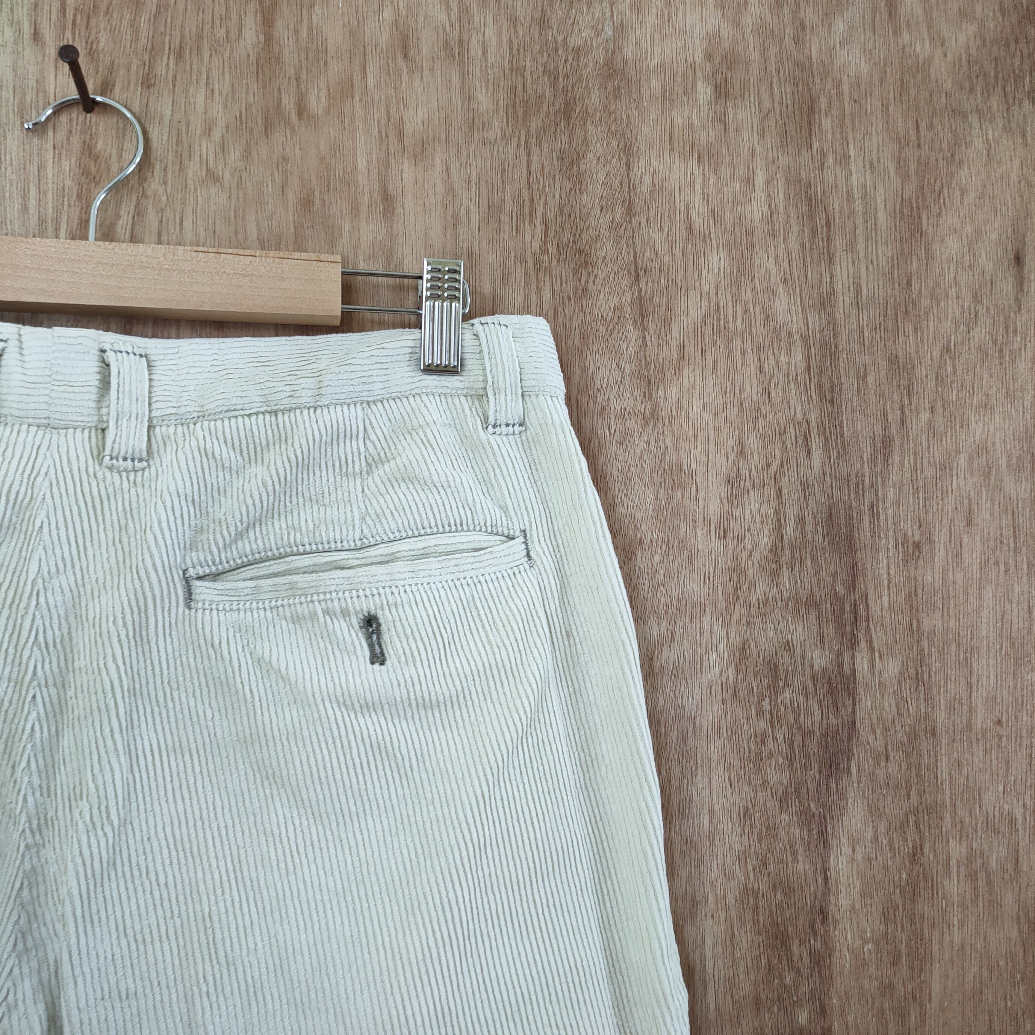 Vintage UNIQLO VELVET CORDUROY FADED PANTS Size US 32 / EU 48 - 13 Thumbnail