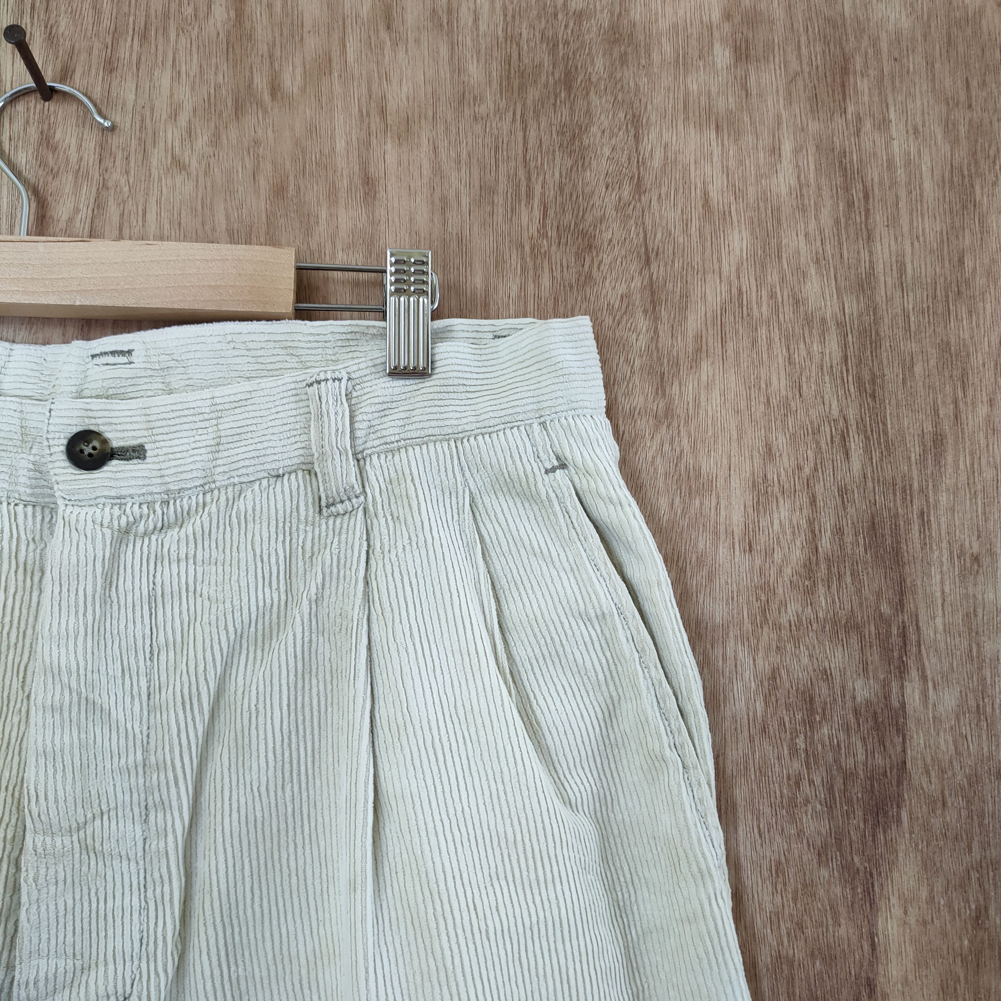 Vintage UNIQLO VELVET CORDUROY FADED PANTS Size US 32 / EU 48 - 7 Thumbnail