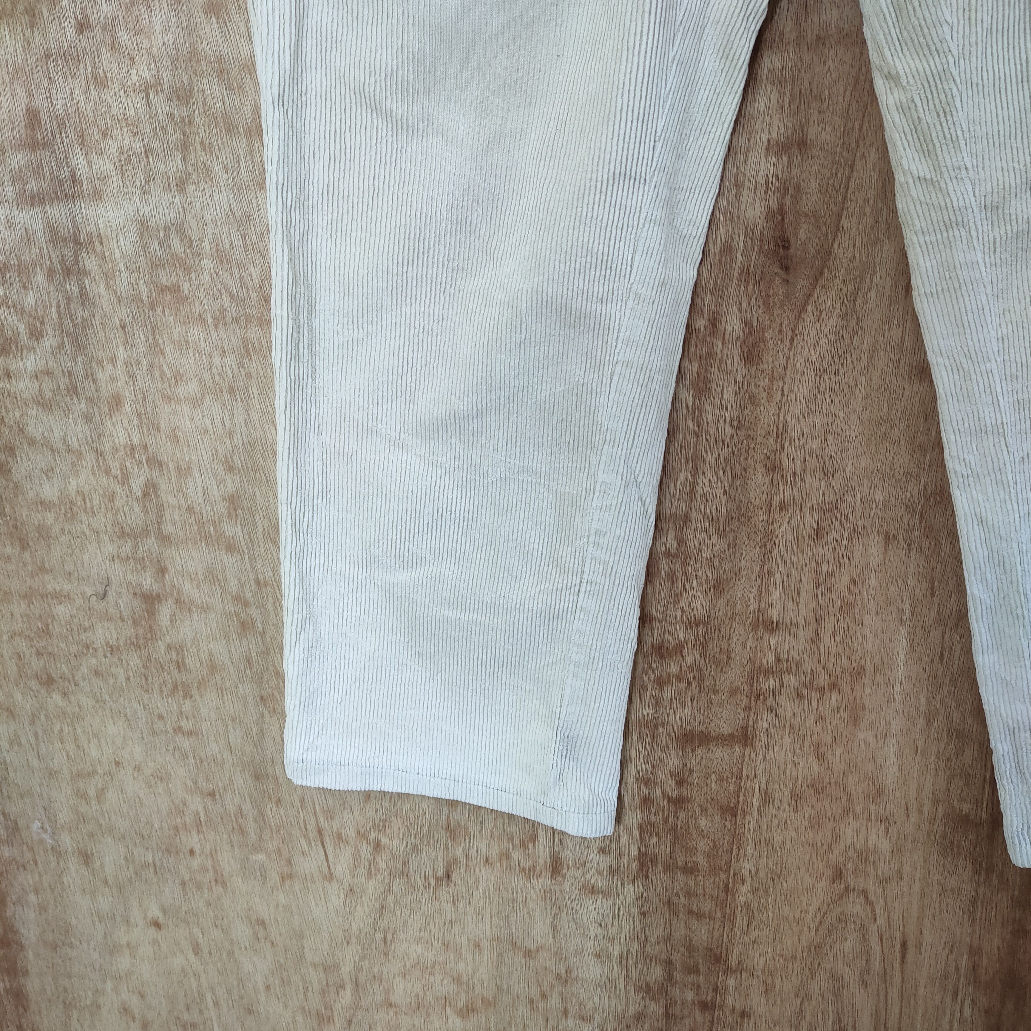 Vintage UNIQLO VELVET CORDUROY FADED PANTS Size US 32 / EU 48 - 9 Thumbnail