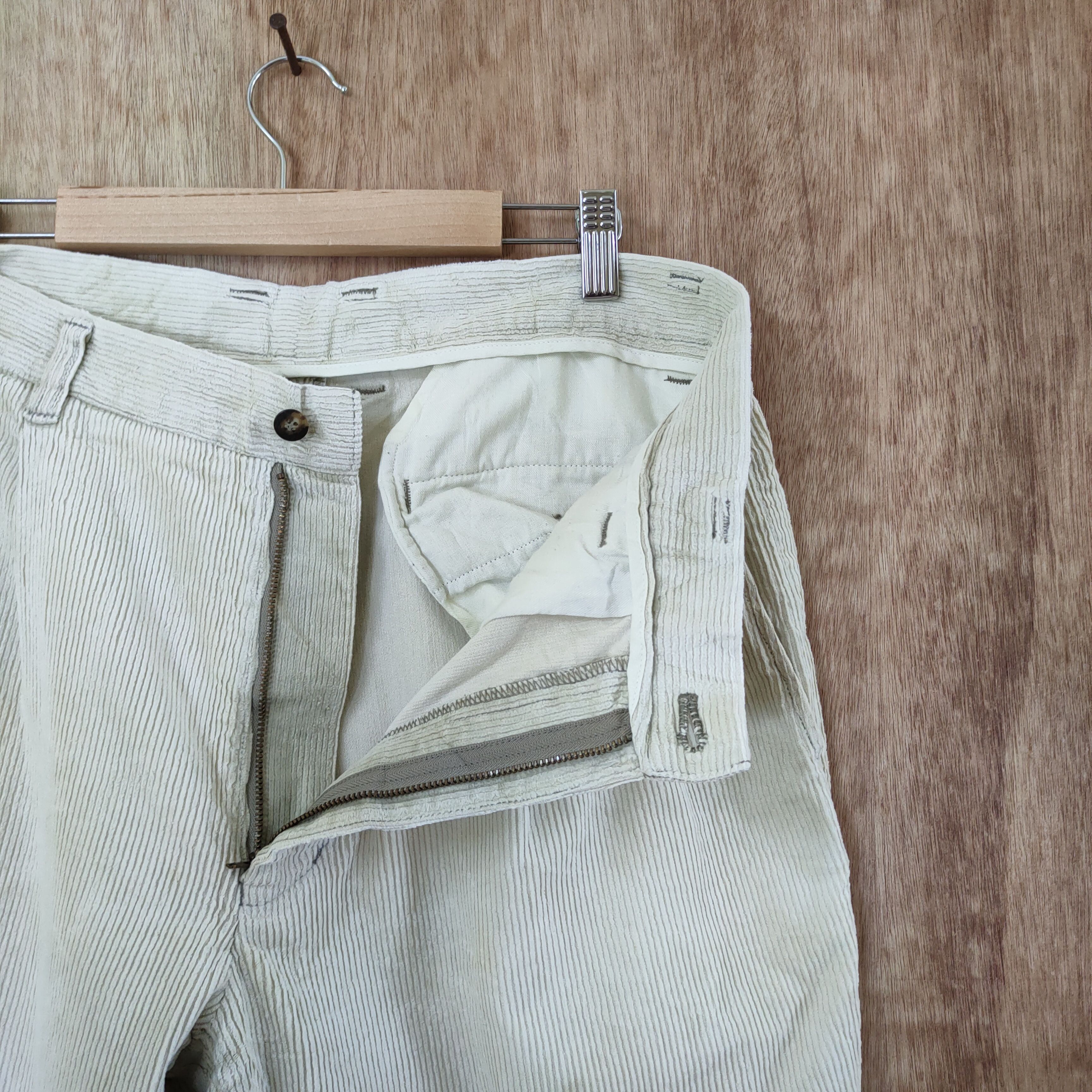 Vintage UNIQLO VELVET CORDUROY FADED PANTS Size US 32 / EU 48 - 3 Thumbnail